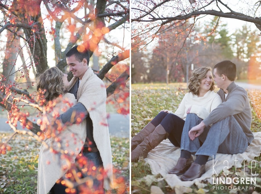 Downtown Des Moines Engagement Photos