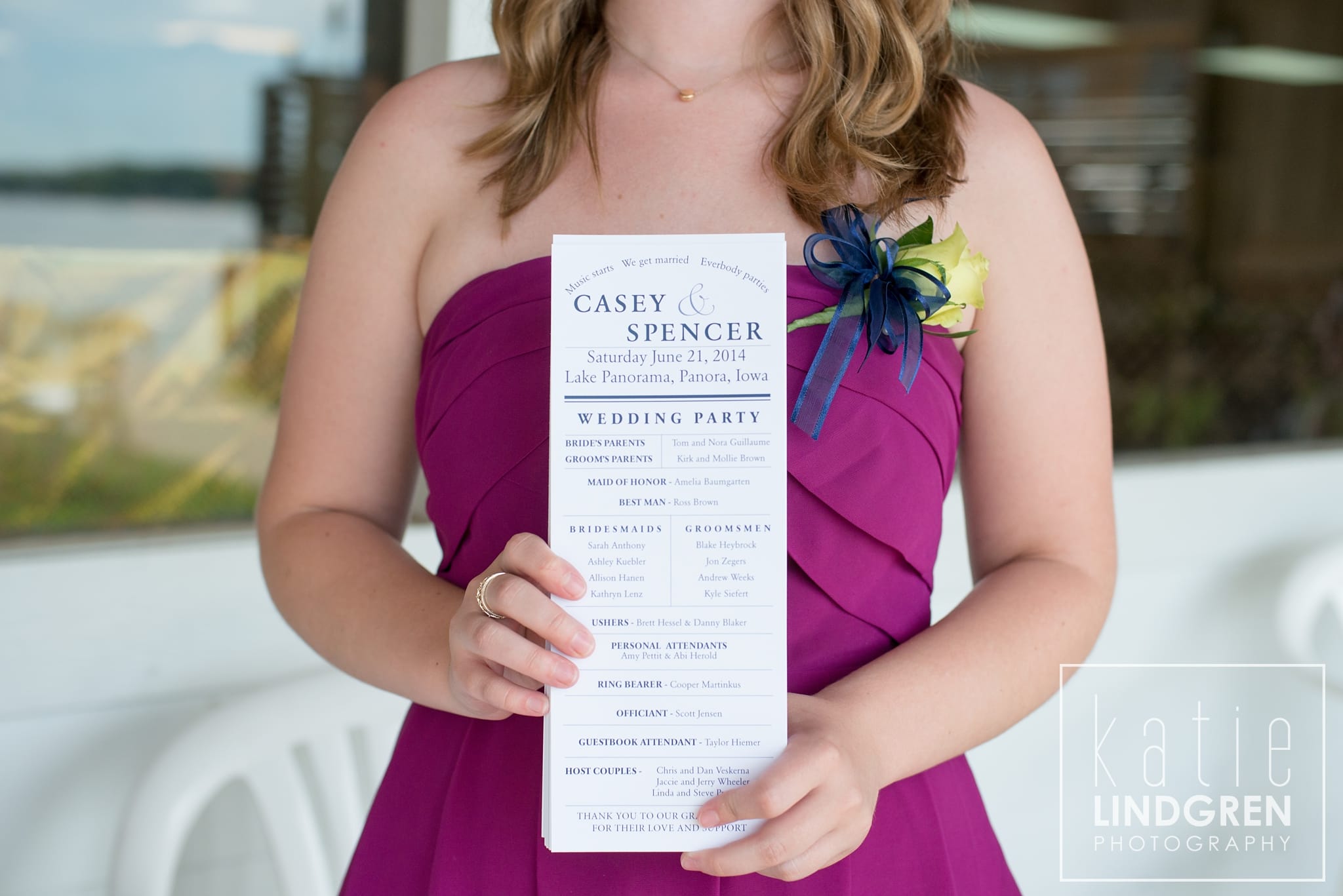 Iowa Lake Wedding at The Port