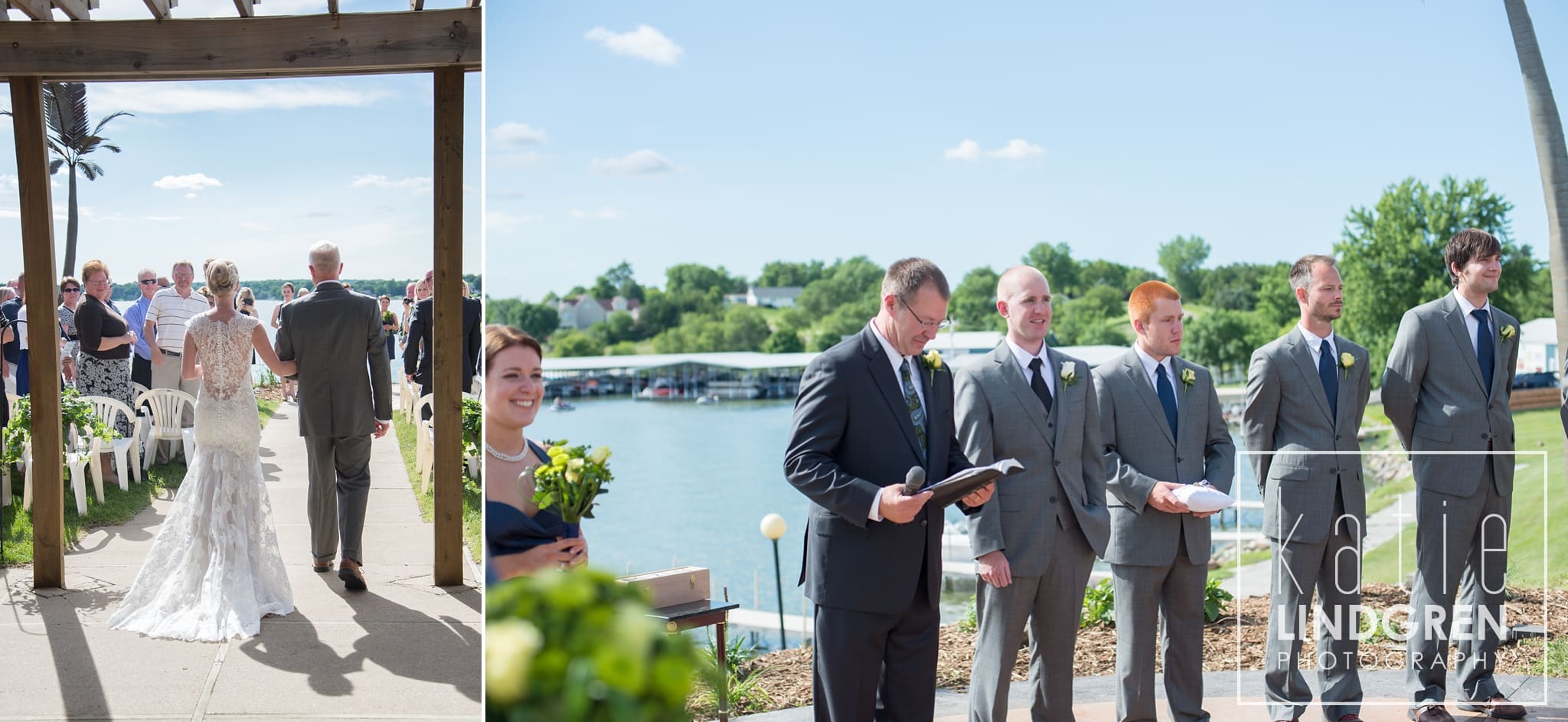 Iowa Lake Wedding at The Port