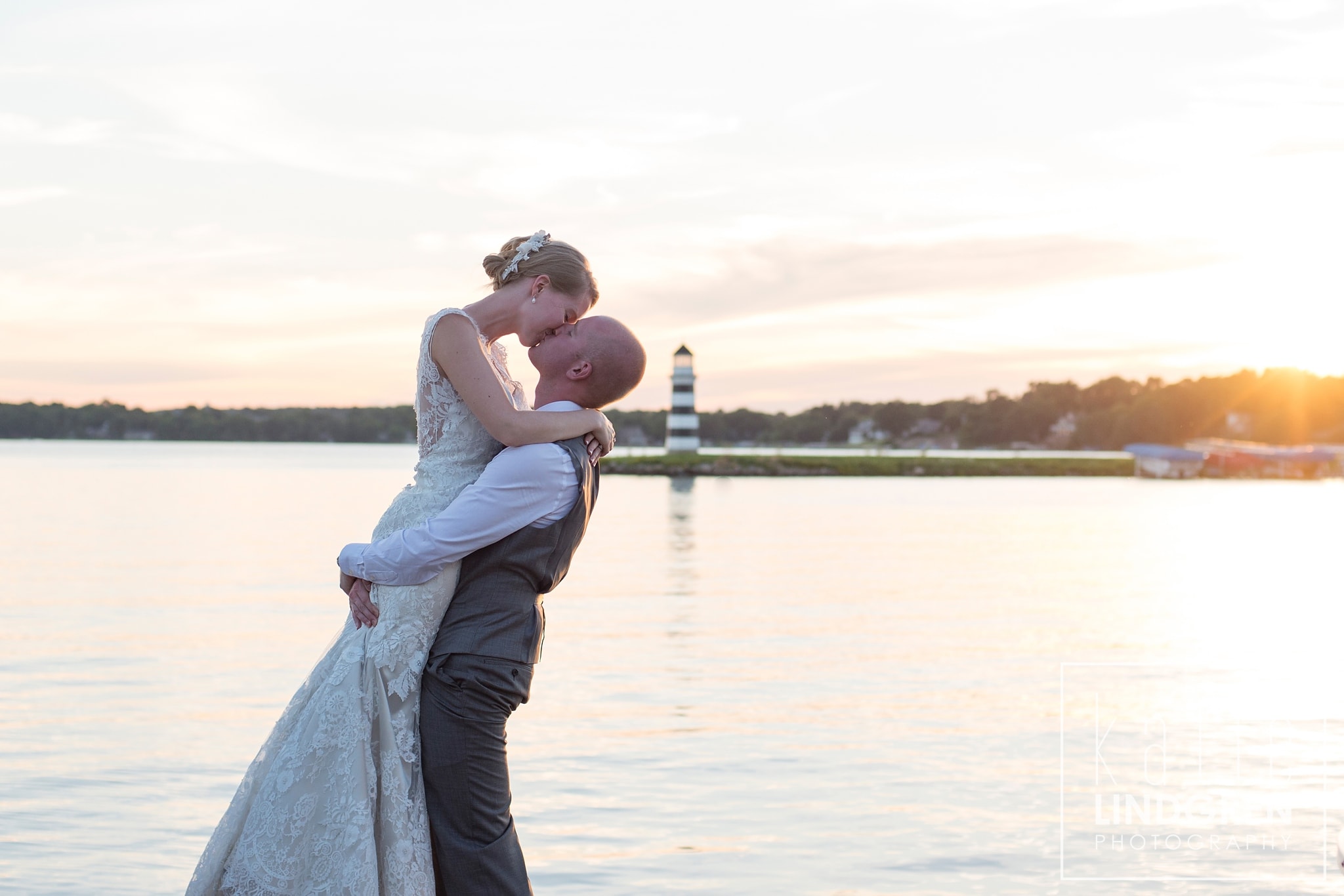 Iowa Lake Wedding at The Port