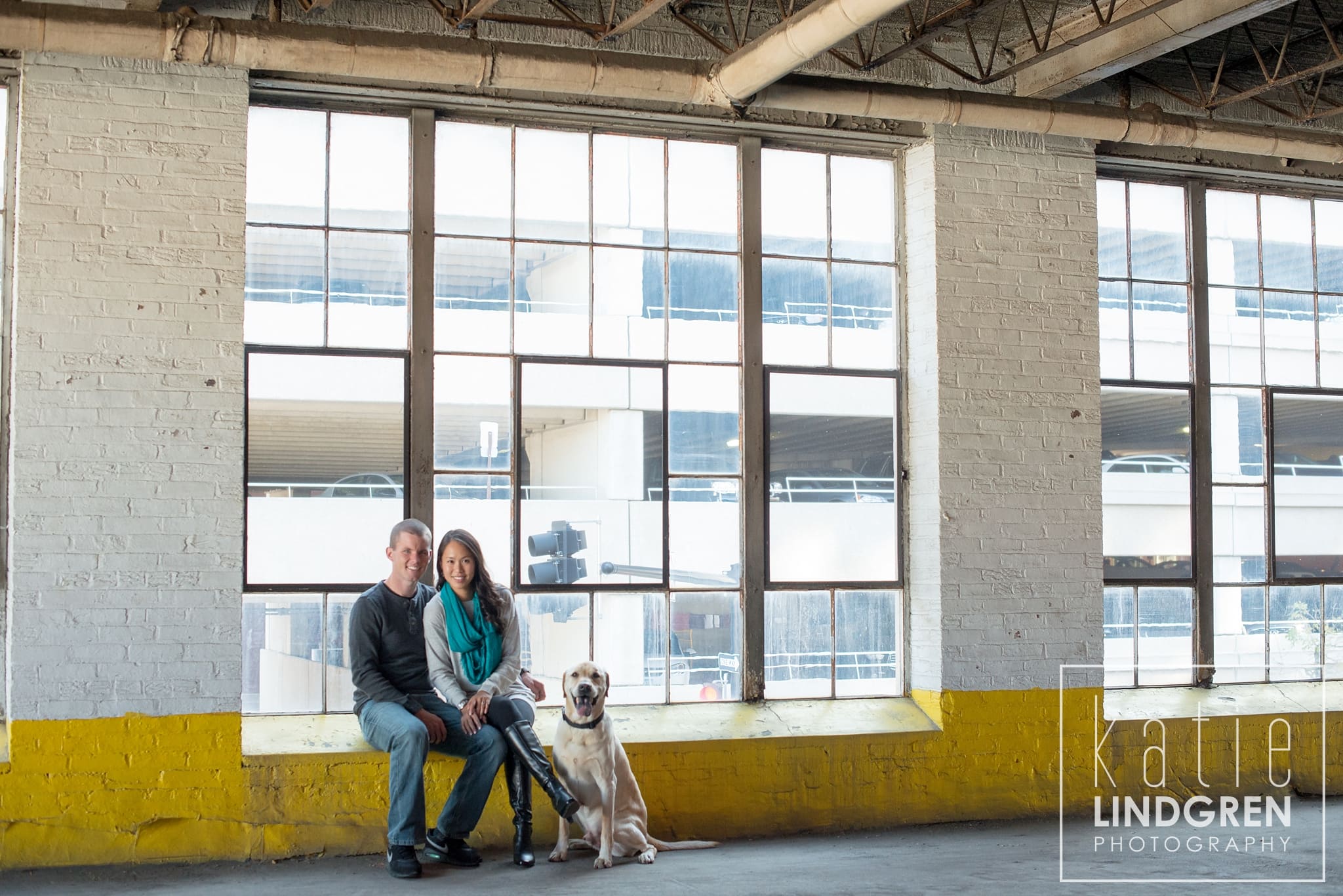 Downtown Des Moines Iowa Engagement Photographer
