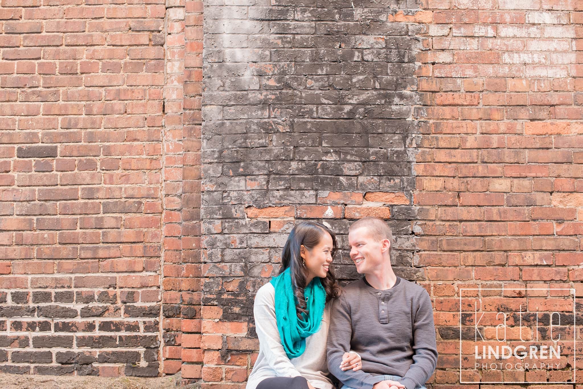 Downtown Des Moines Iowa Engagement Photographer