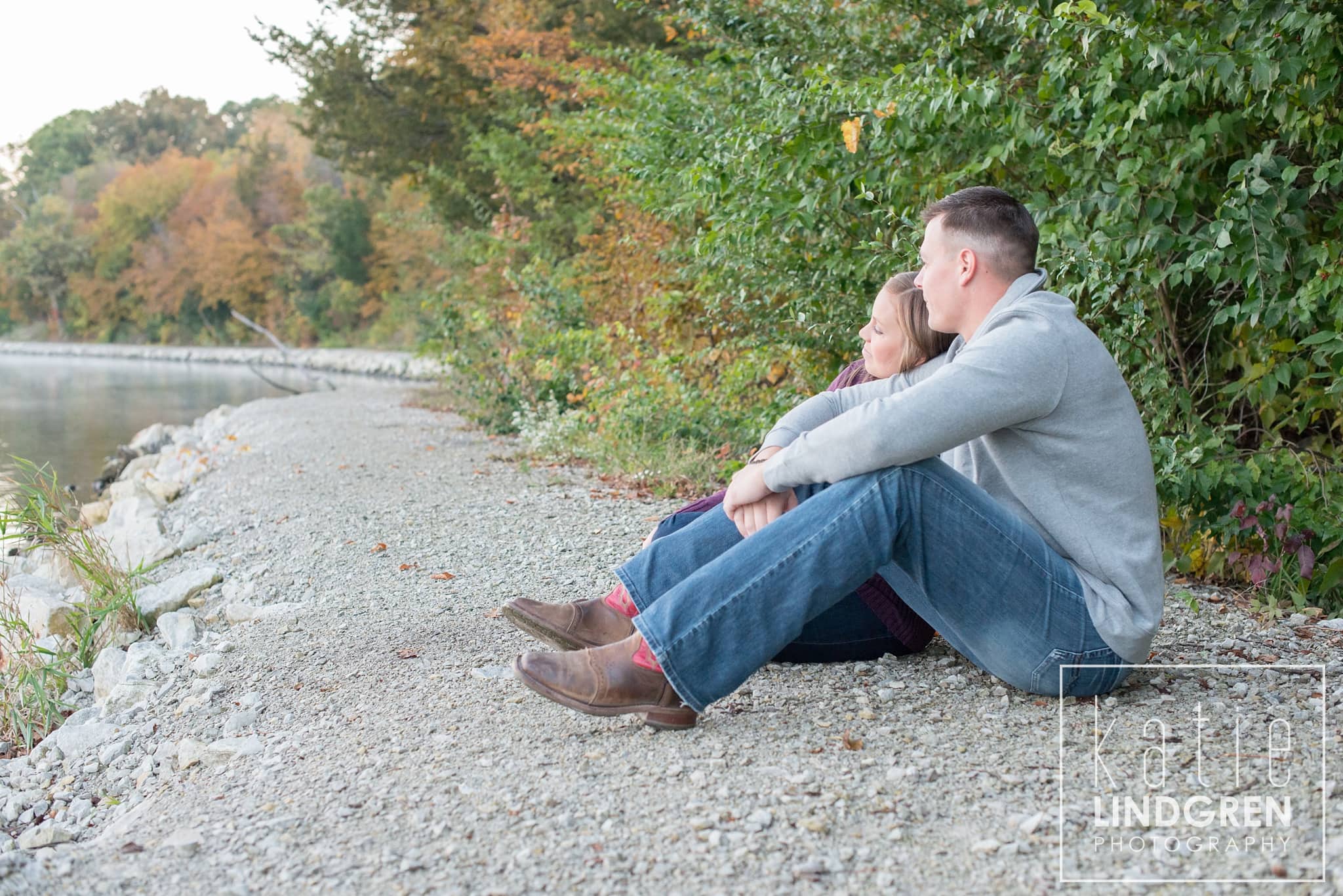 Saylorville Sunrise Engagement Photos