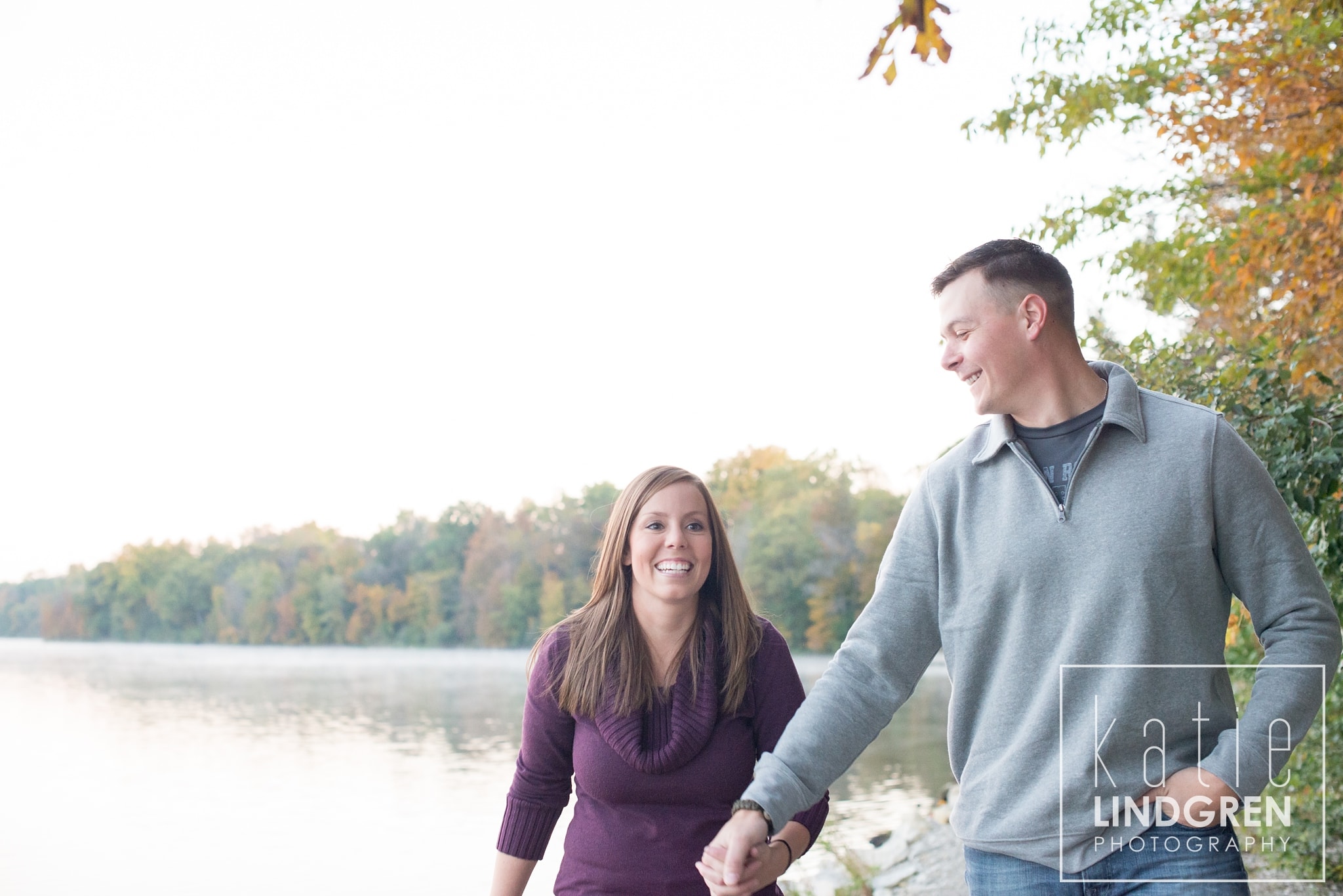 Saylorville Sunrise Engagement Photos