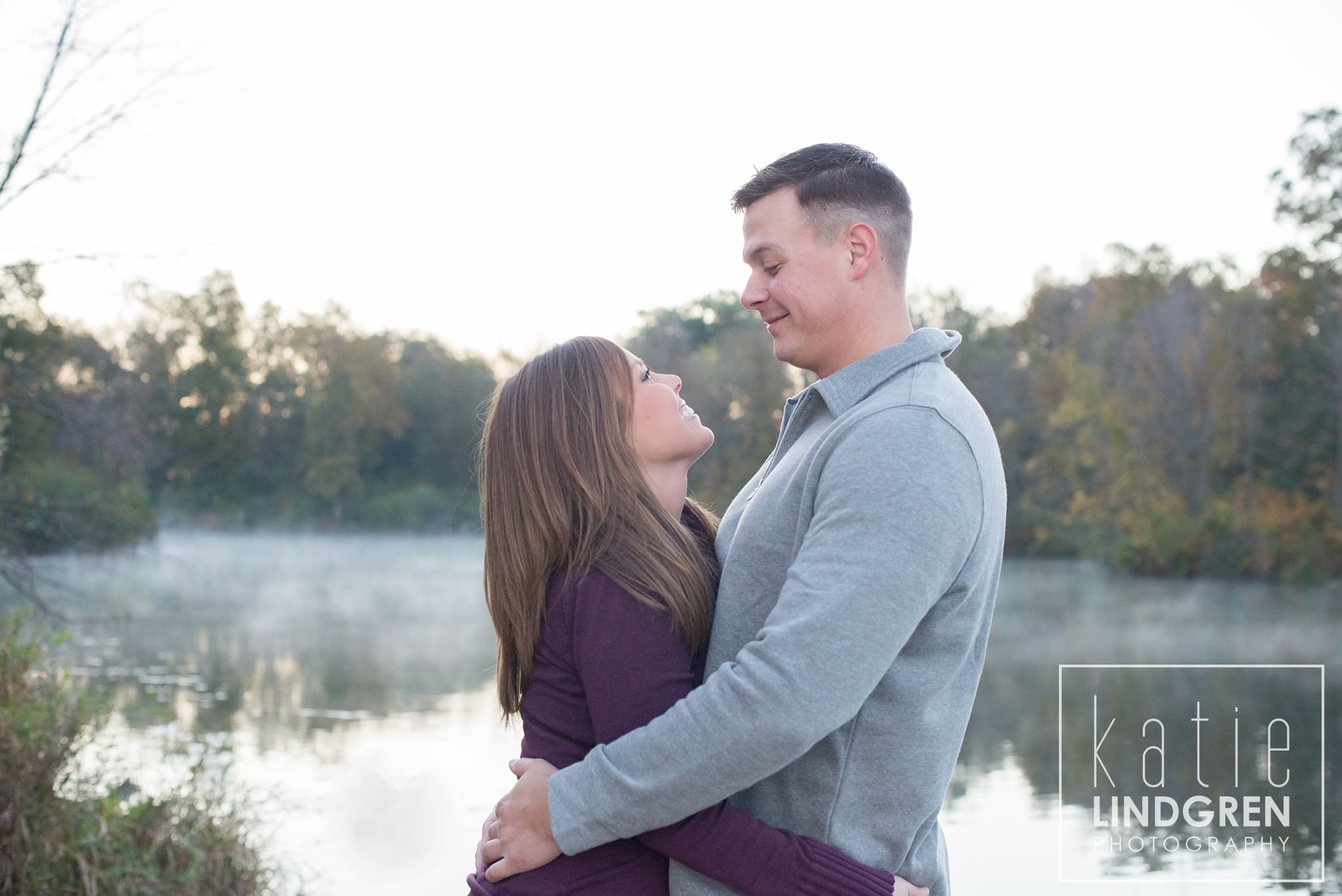 Saylorville Sunrise Engagement Photos