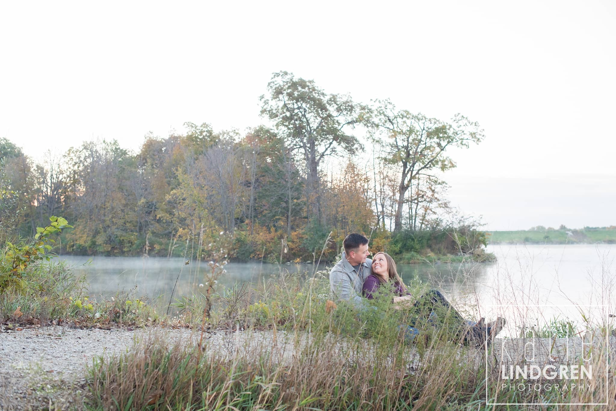 Saylorville Sunrise Engagement Photos