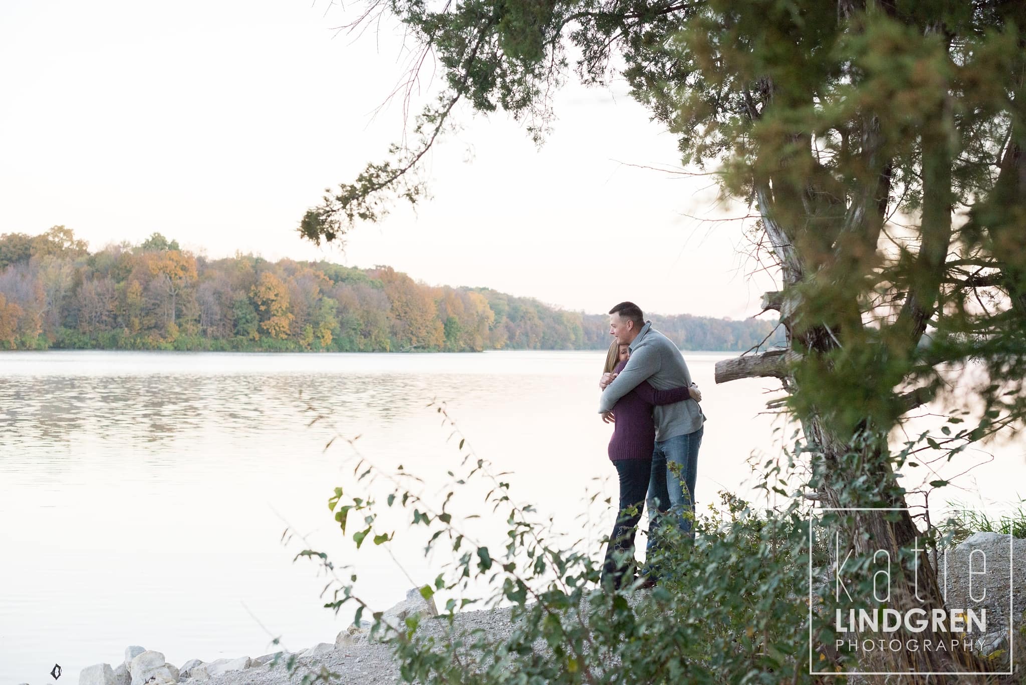 Saylorville Sunrise Engagement Photos
