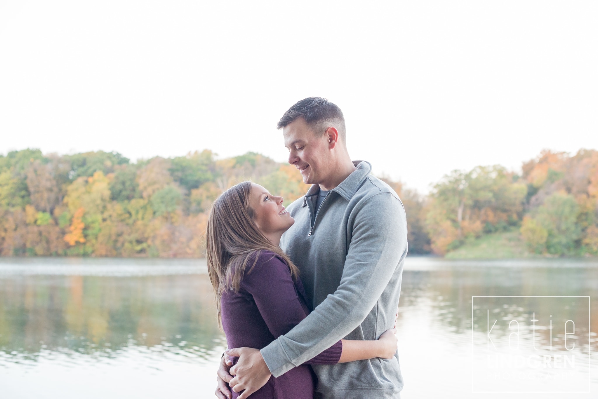 Saylorville Sunrise Engagement Photos