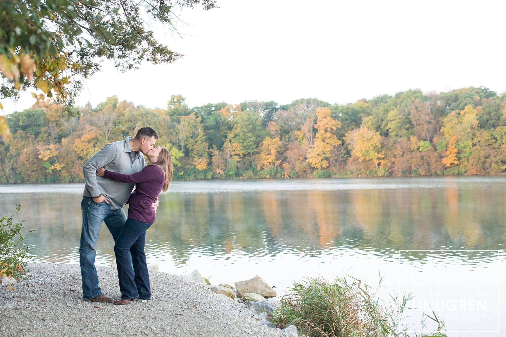 Saylorville Sunrise Engagement Photos