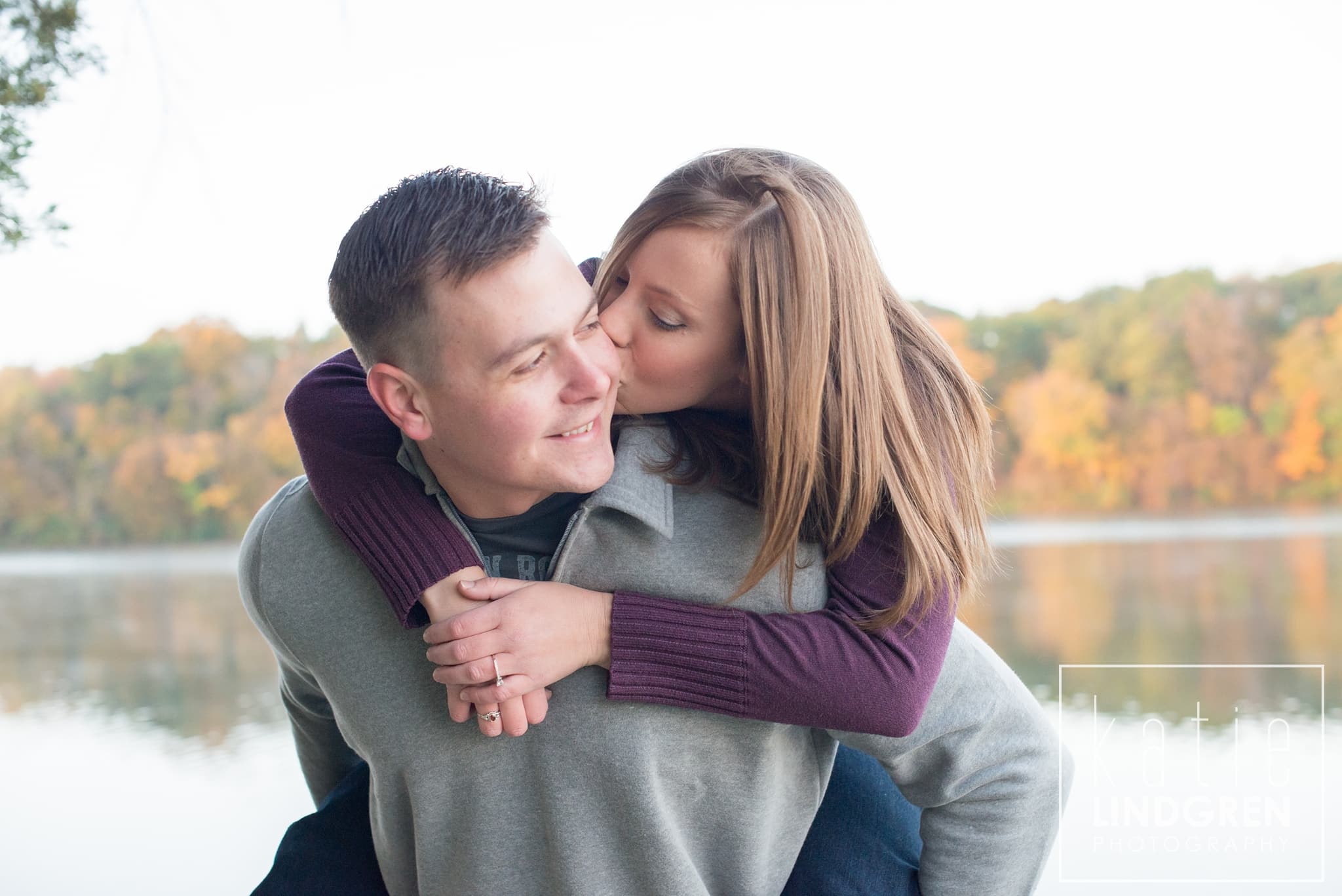 Saylorville Sunrise Engagement Photos