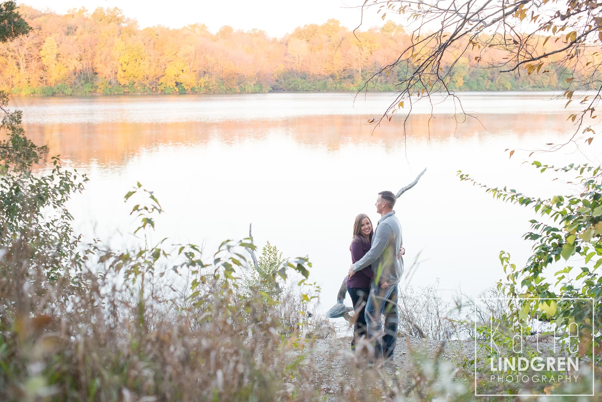 Saylorville Sunrise Engagement Photos