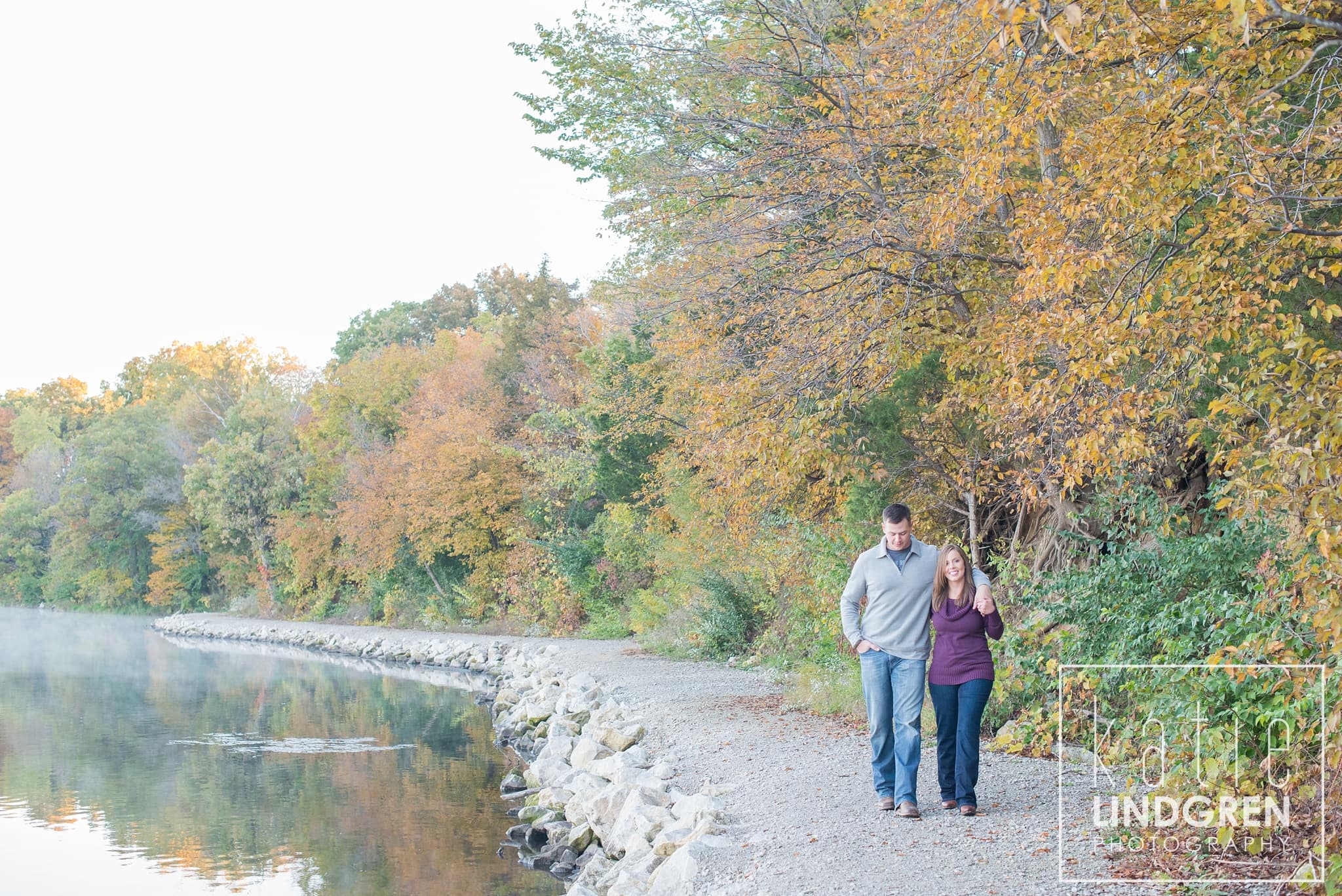 Saylorville Sunrise Engagement Photos