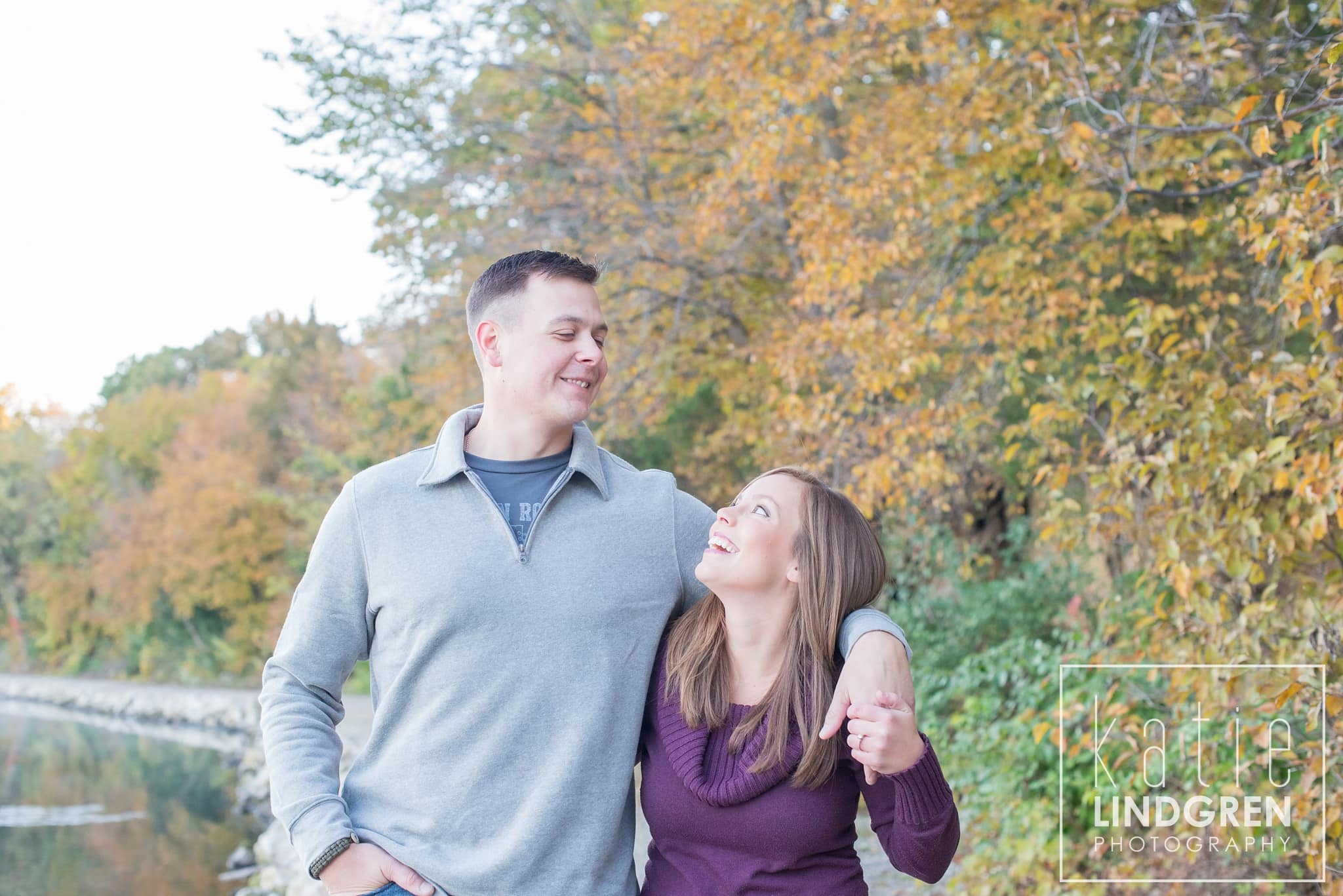 Saylorville Sunrise Engagement Photos