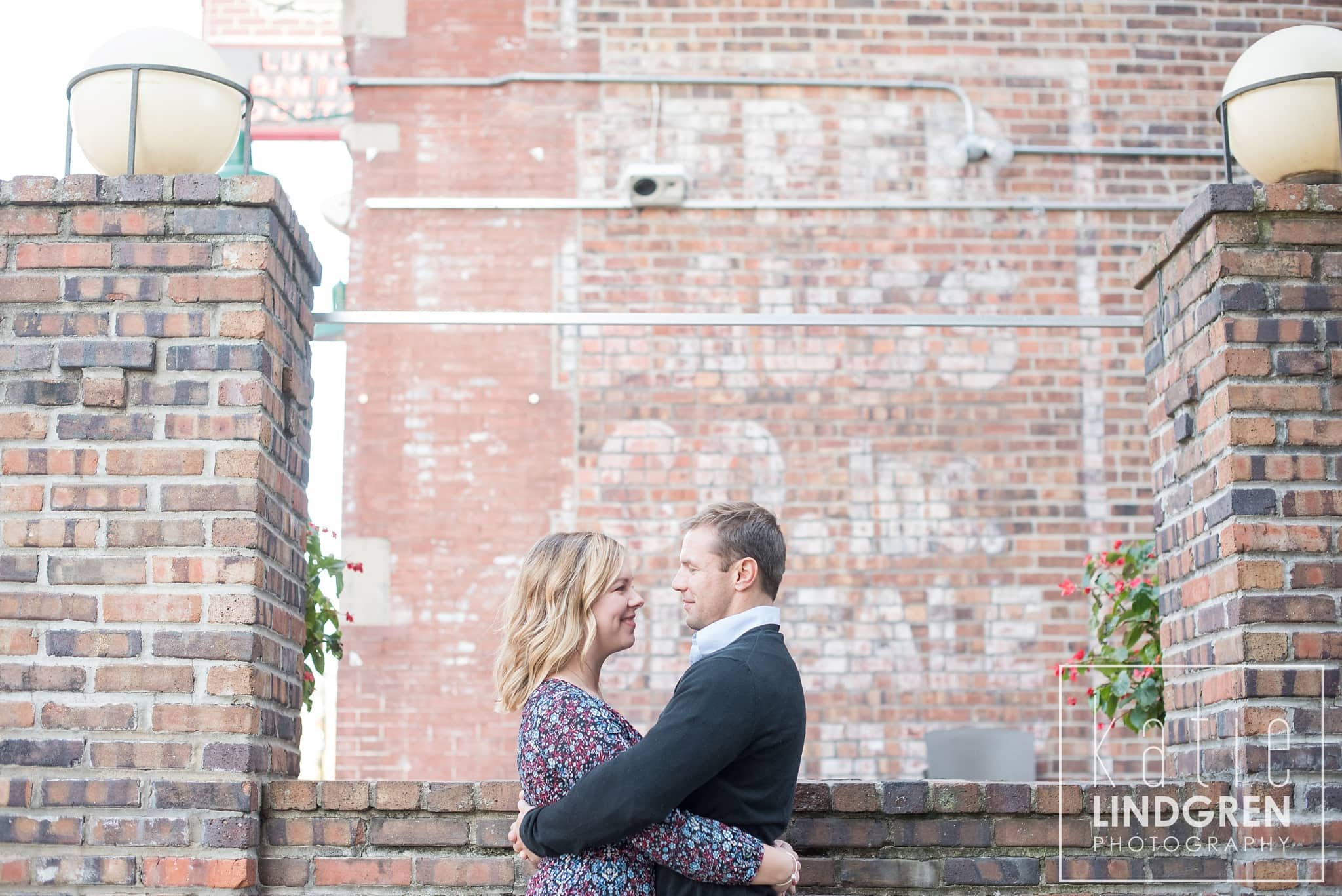 Downtown Des Moines Engagement Photos