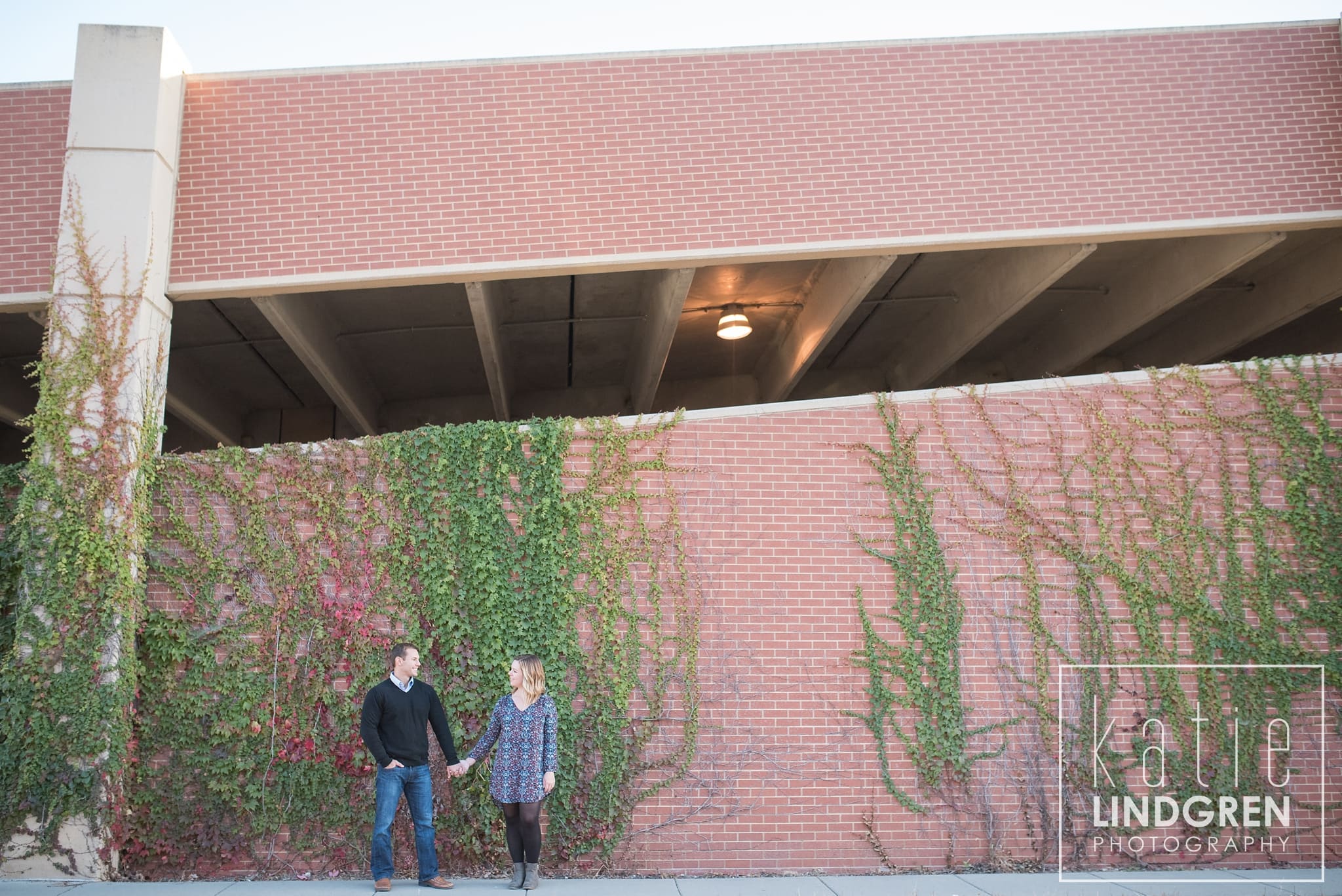 Downtown Des Moines Engagement Photos