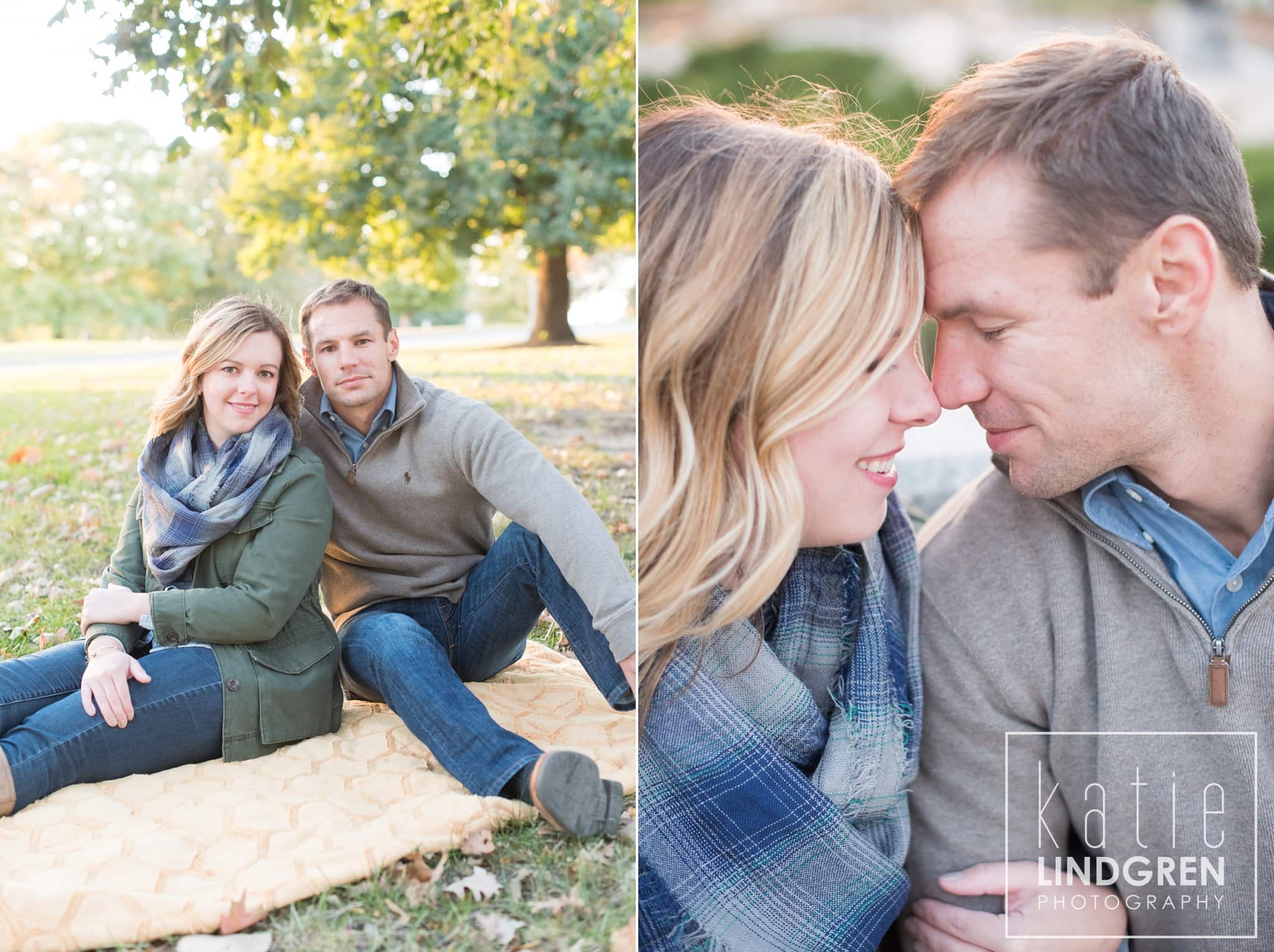 Downtown Des Moines Engagement Photos
