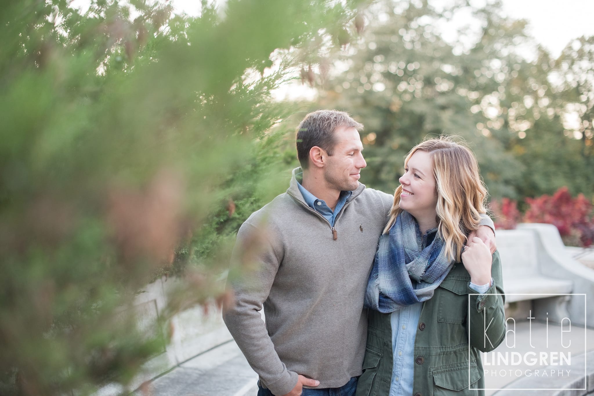 Downtown Des Moines Engagement Photos