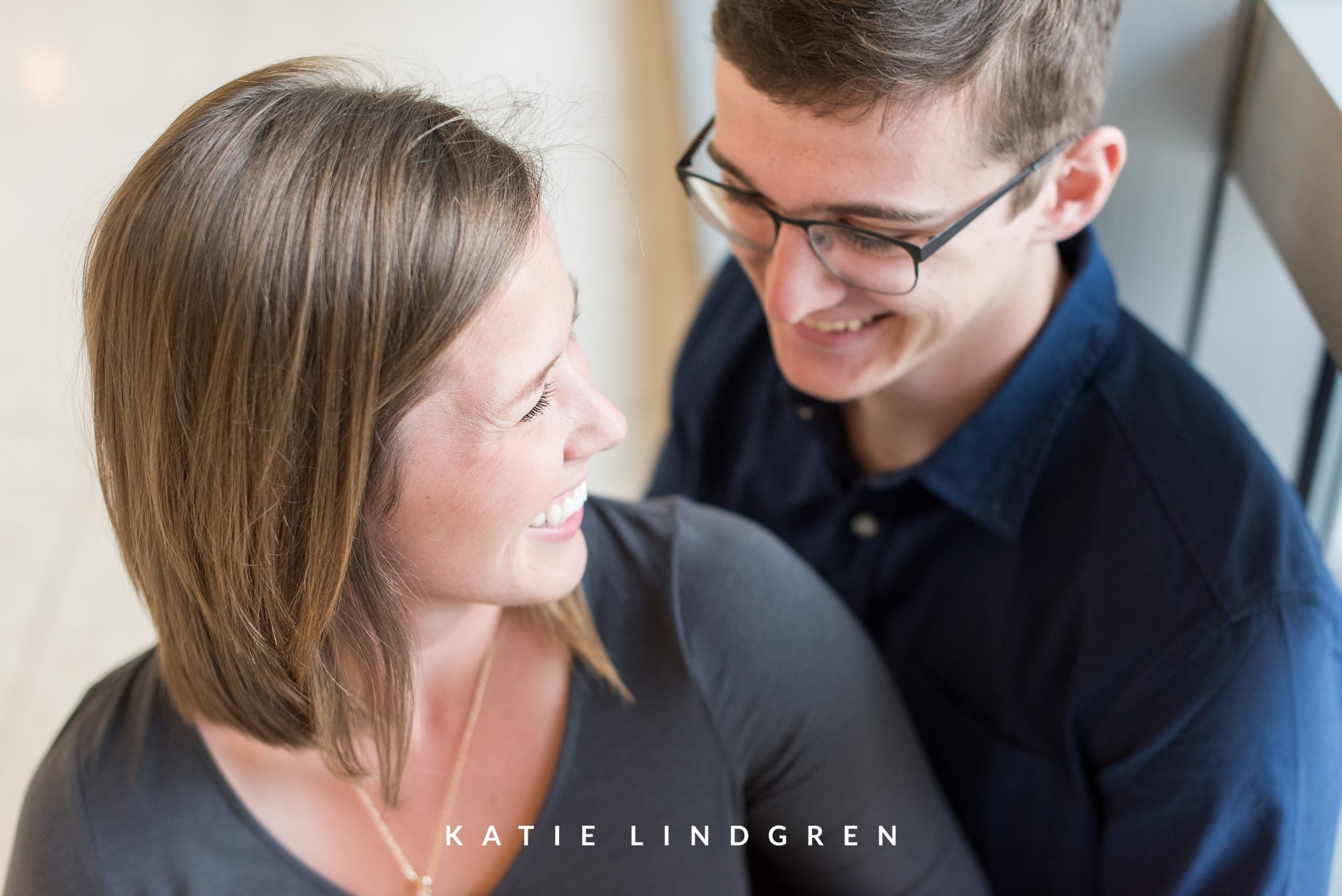 Downtown Des Moines Engagement Photos