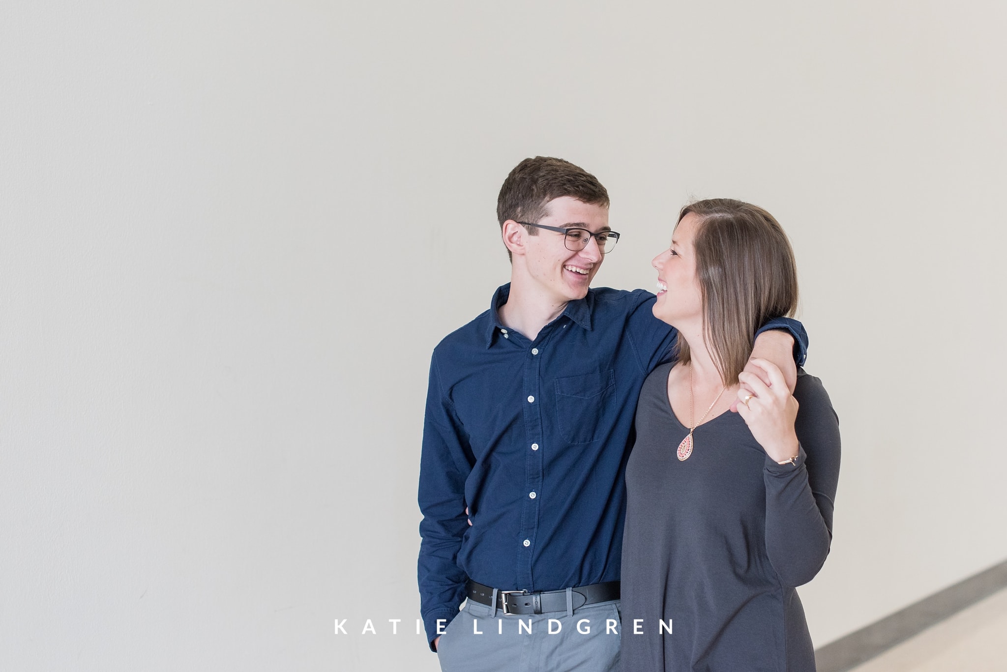 Downtown Des Moines Engagement Photos