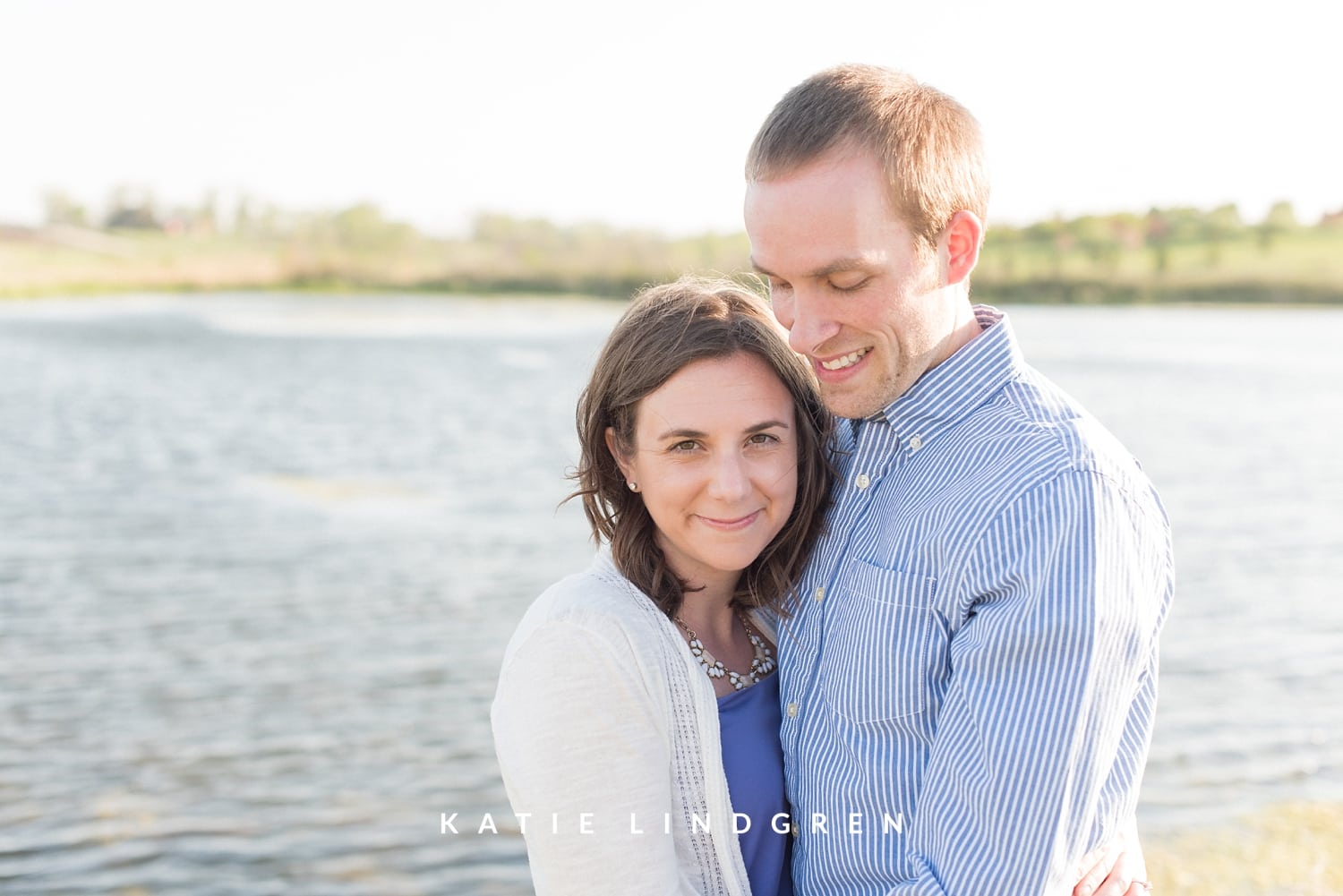 Des Moines Relaxed Natural Engagement Photography