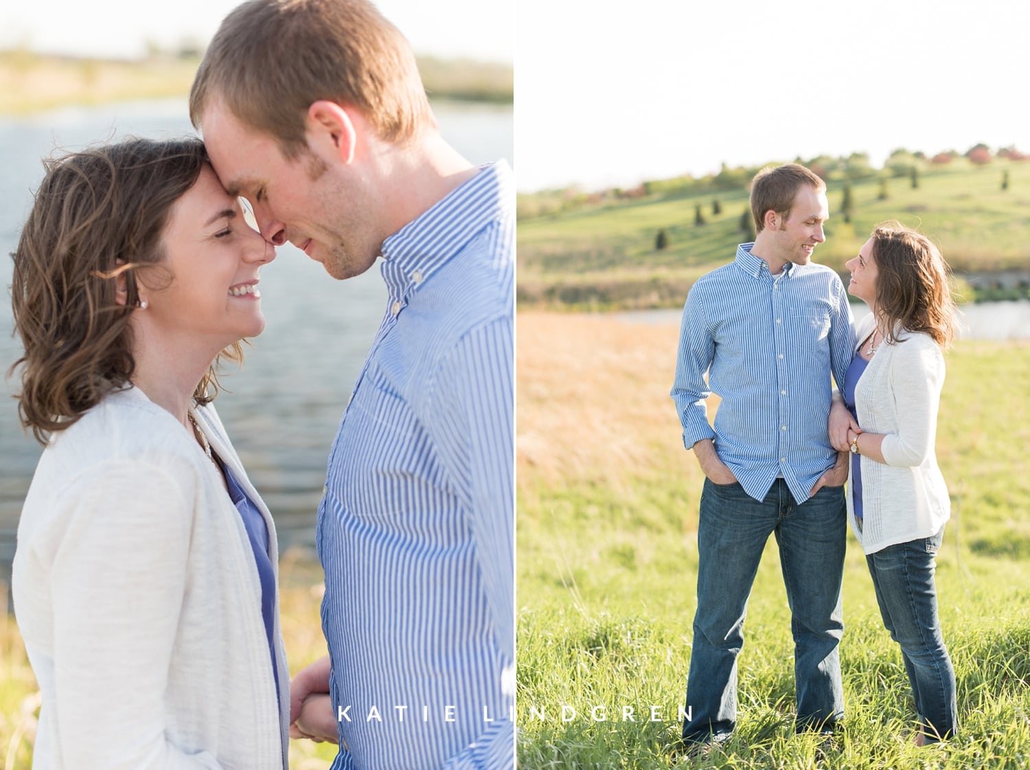 Des Moines Relaxed Natural Engagement Photography