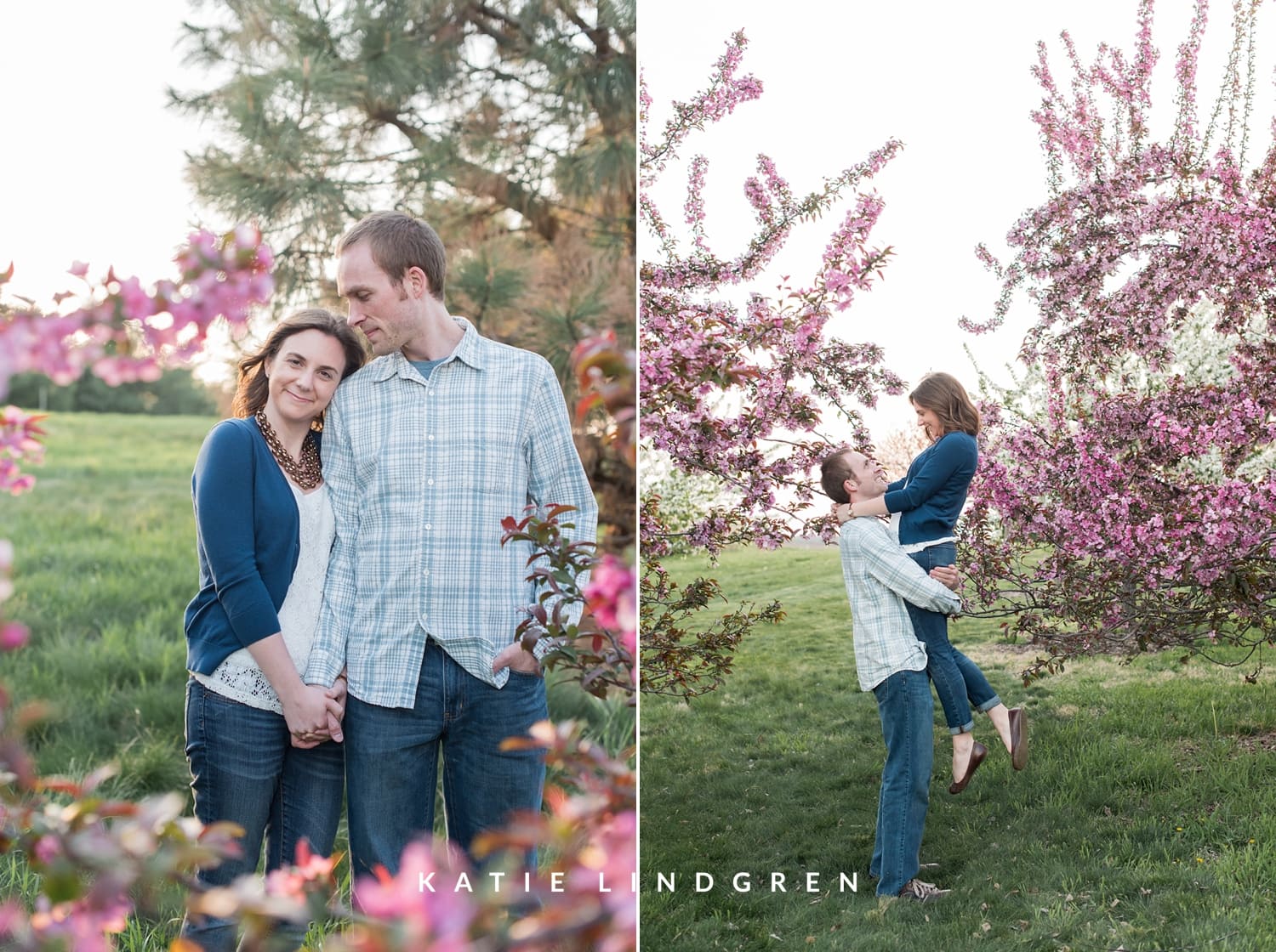 Des Moines Relaxed Natural Engagement Photography