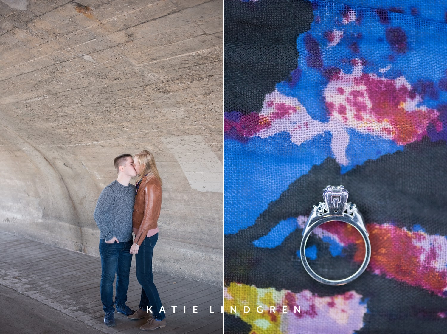 Downtown Des Moines Engagement Session