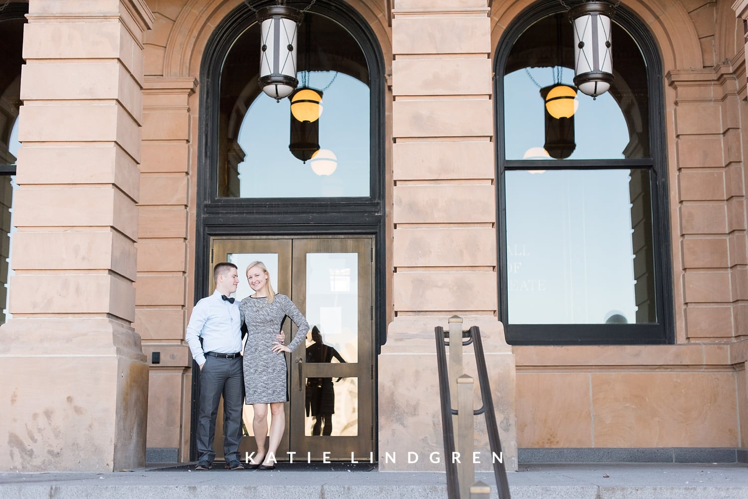 Downtown Des Moines Engagement Session