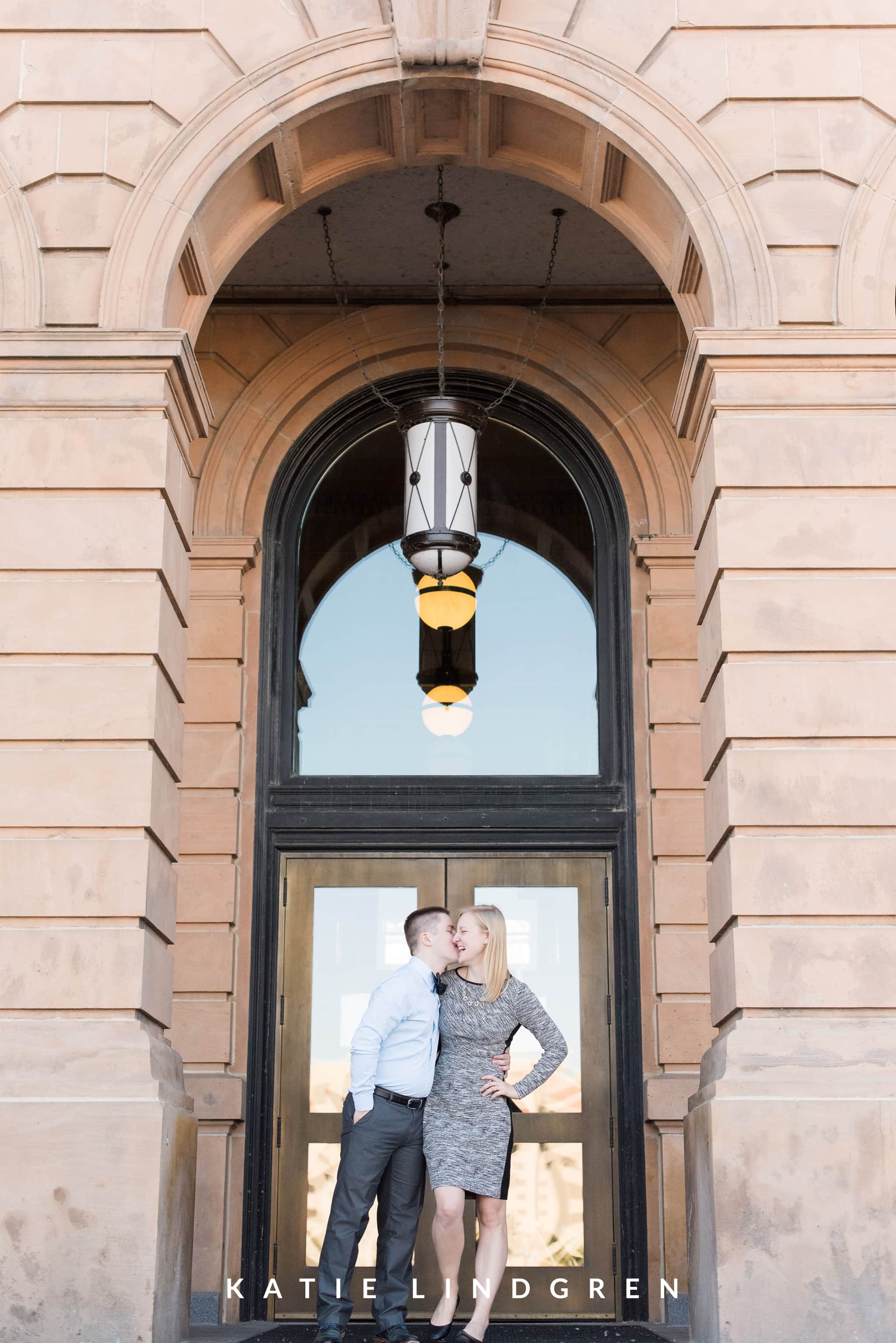 Downtown Des Moines Engagement Session