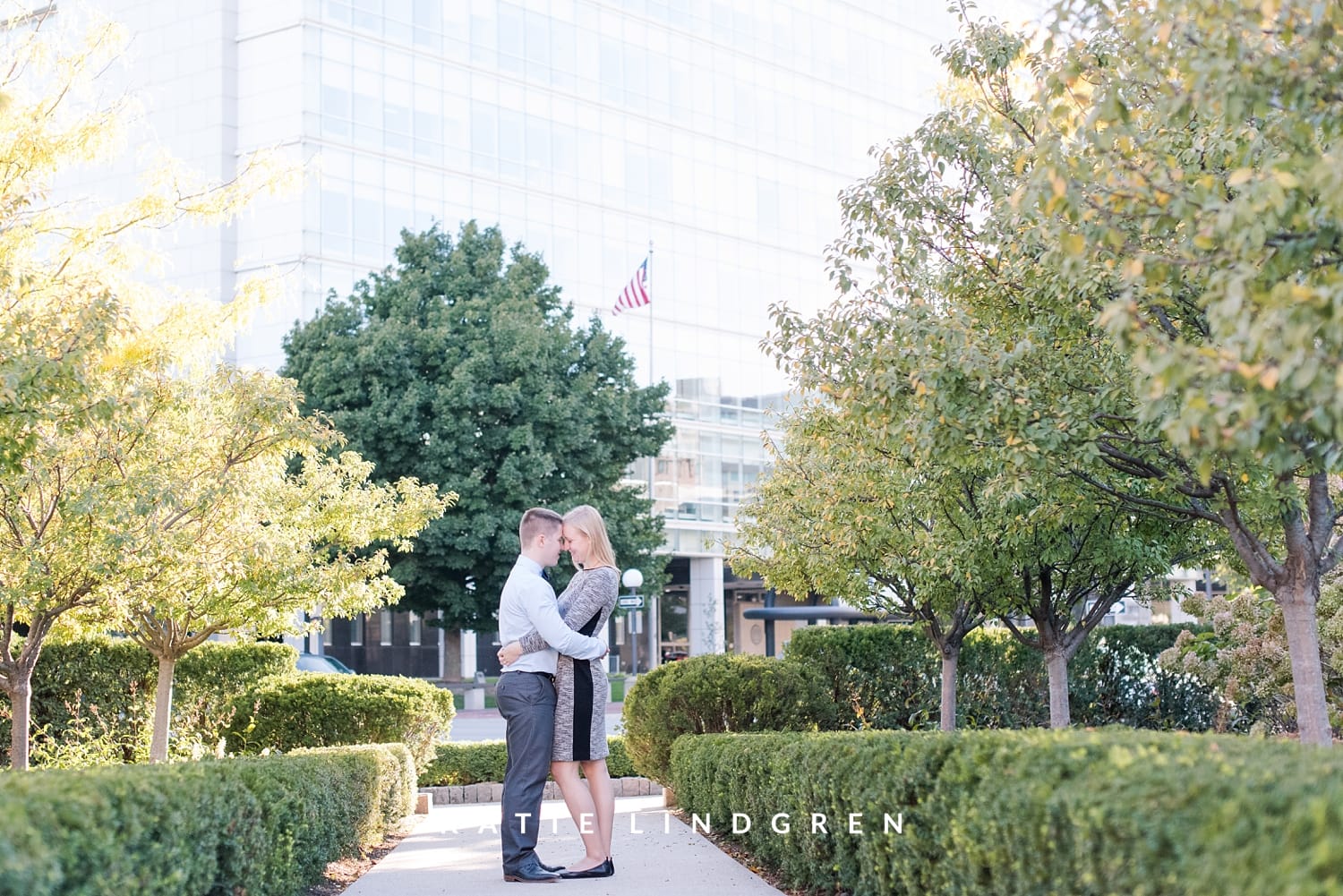 Downtown Des Moines Engagement Session