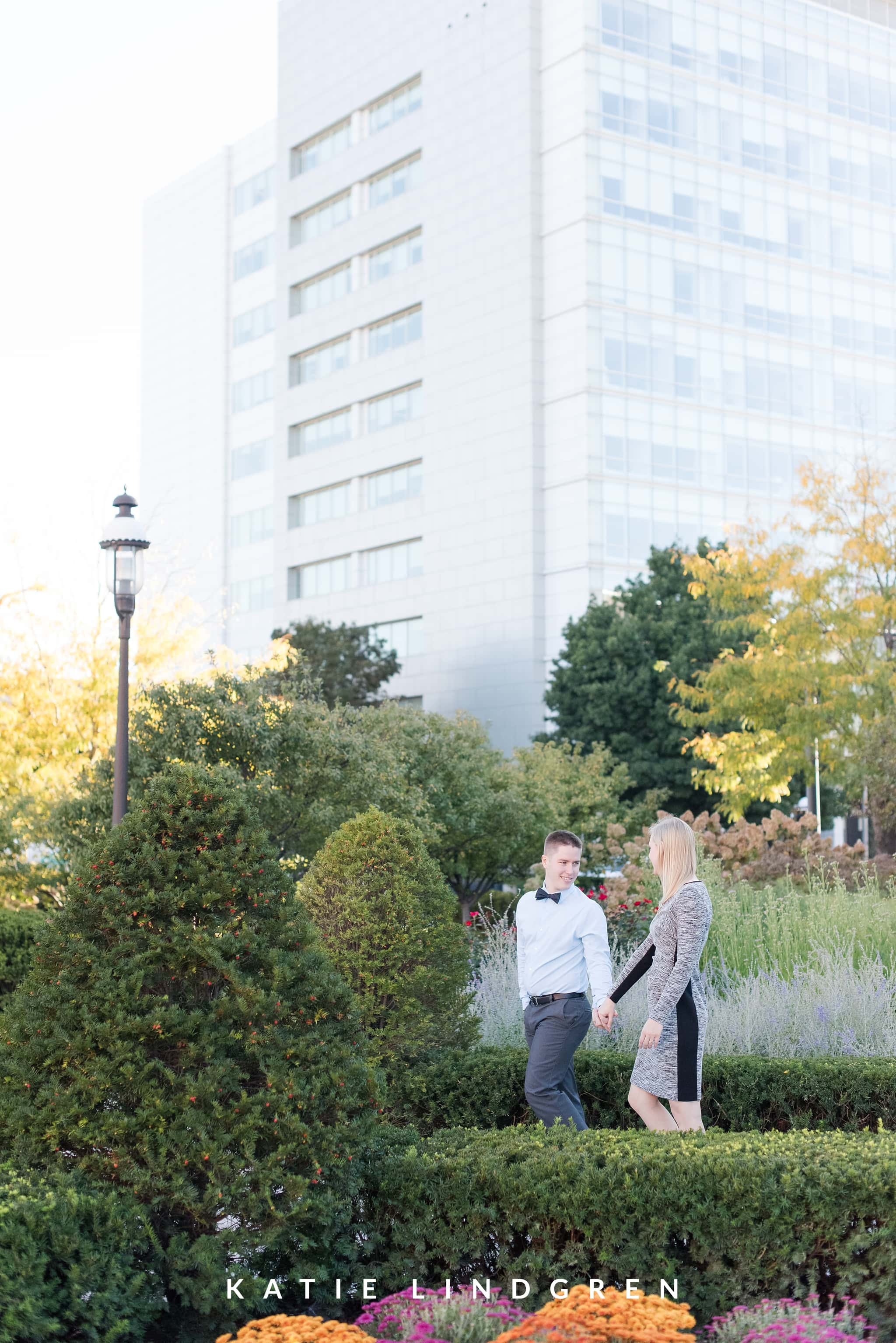 Downtown Des Moines Engagement Session