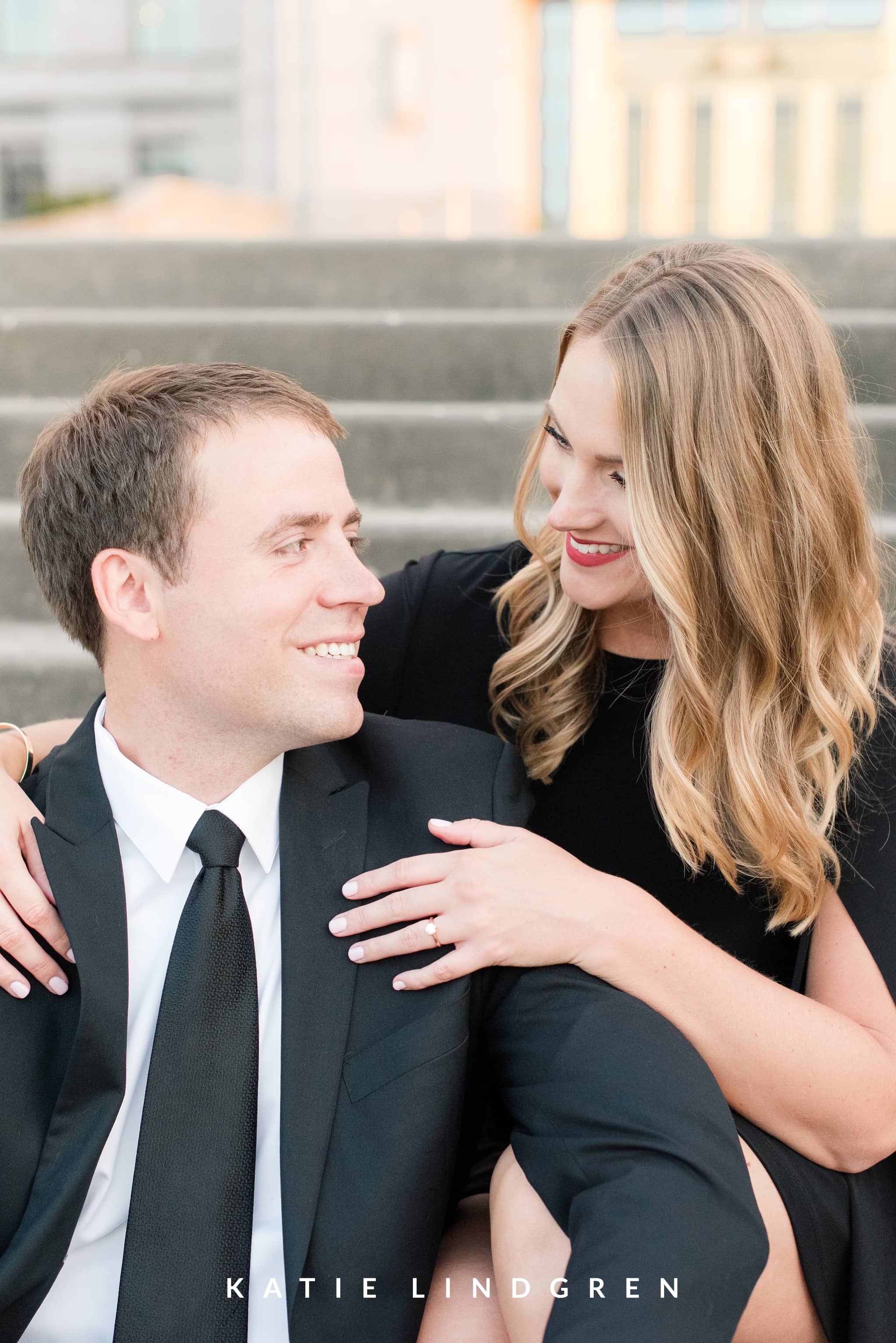 Downtown Des Moines Engagement Session