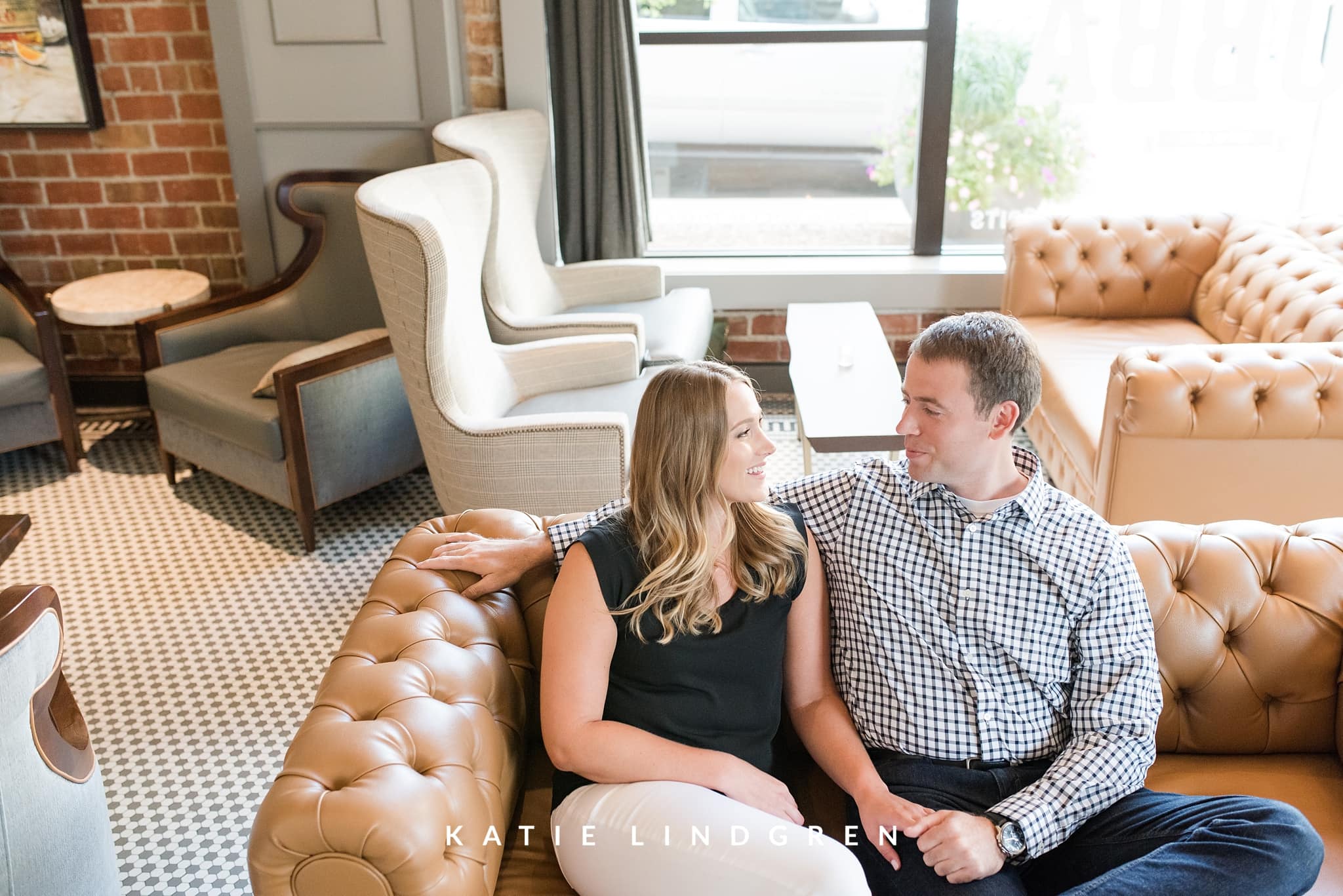 Downtown Des Moines Engagement Session