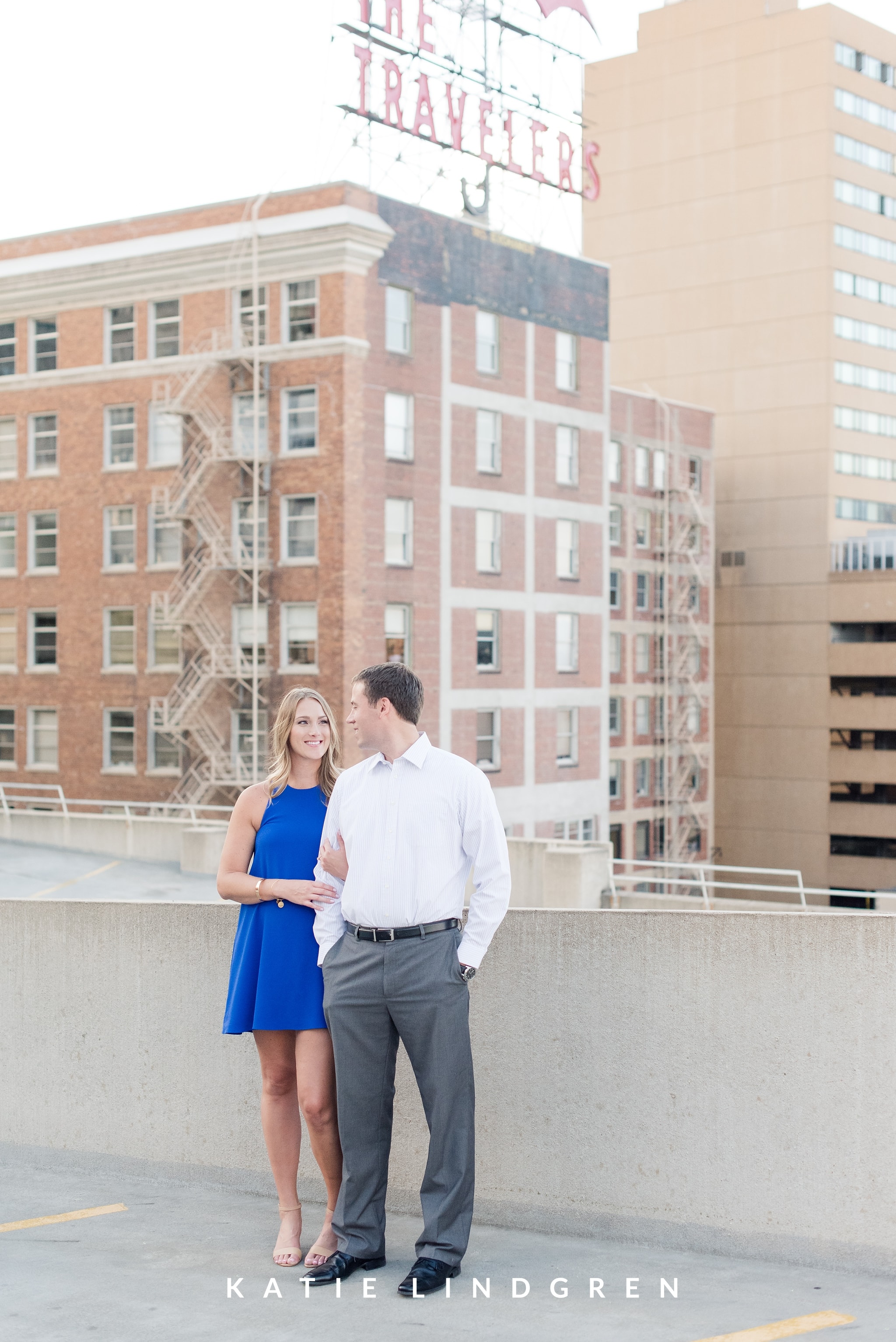 Downtown Des Moines Engagement Session