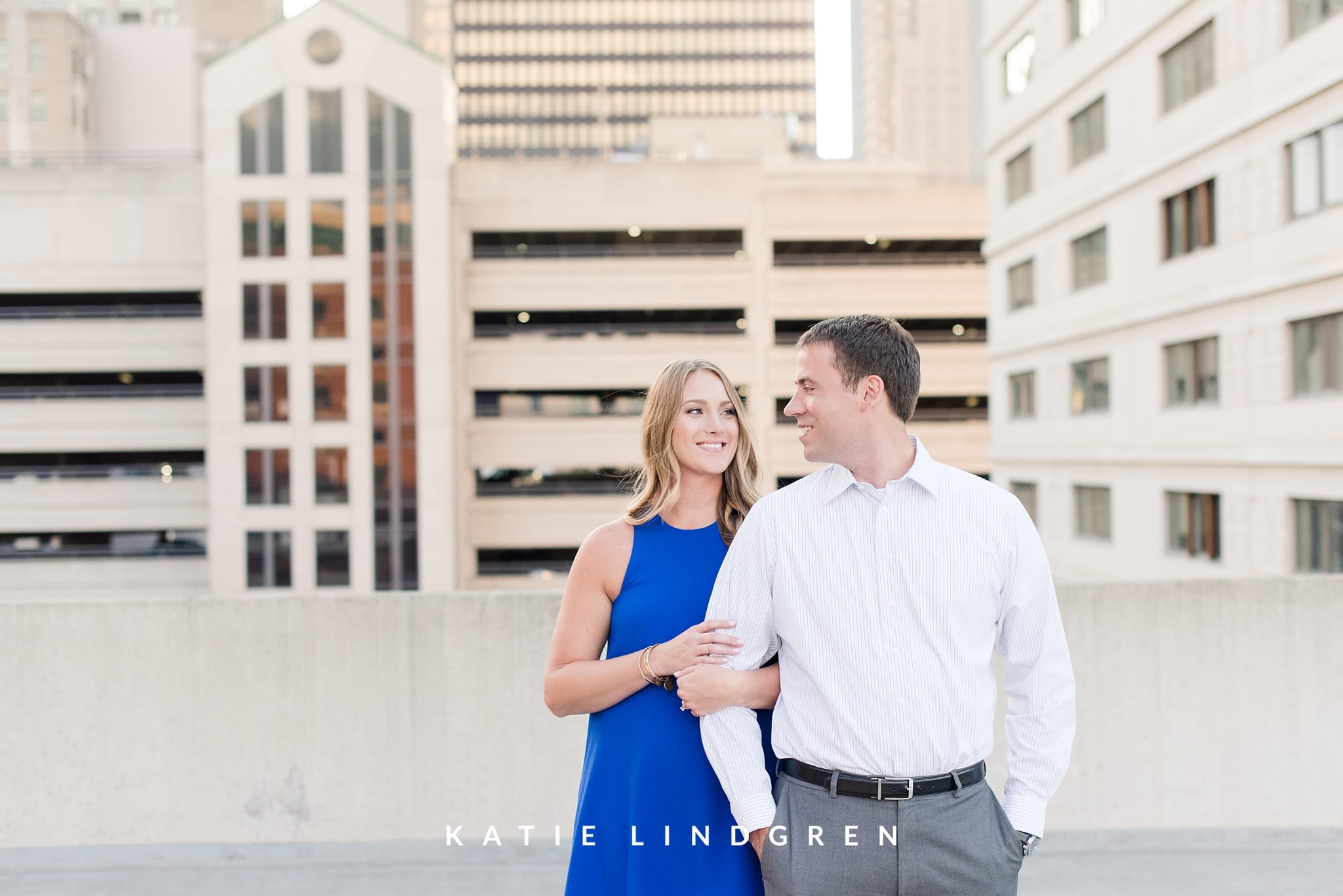Downtown Des Moines Engagement Session