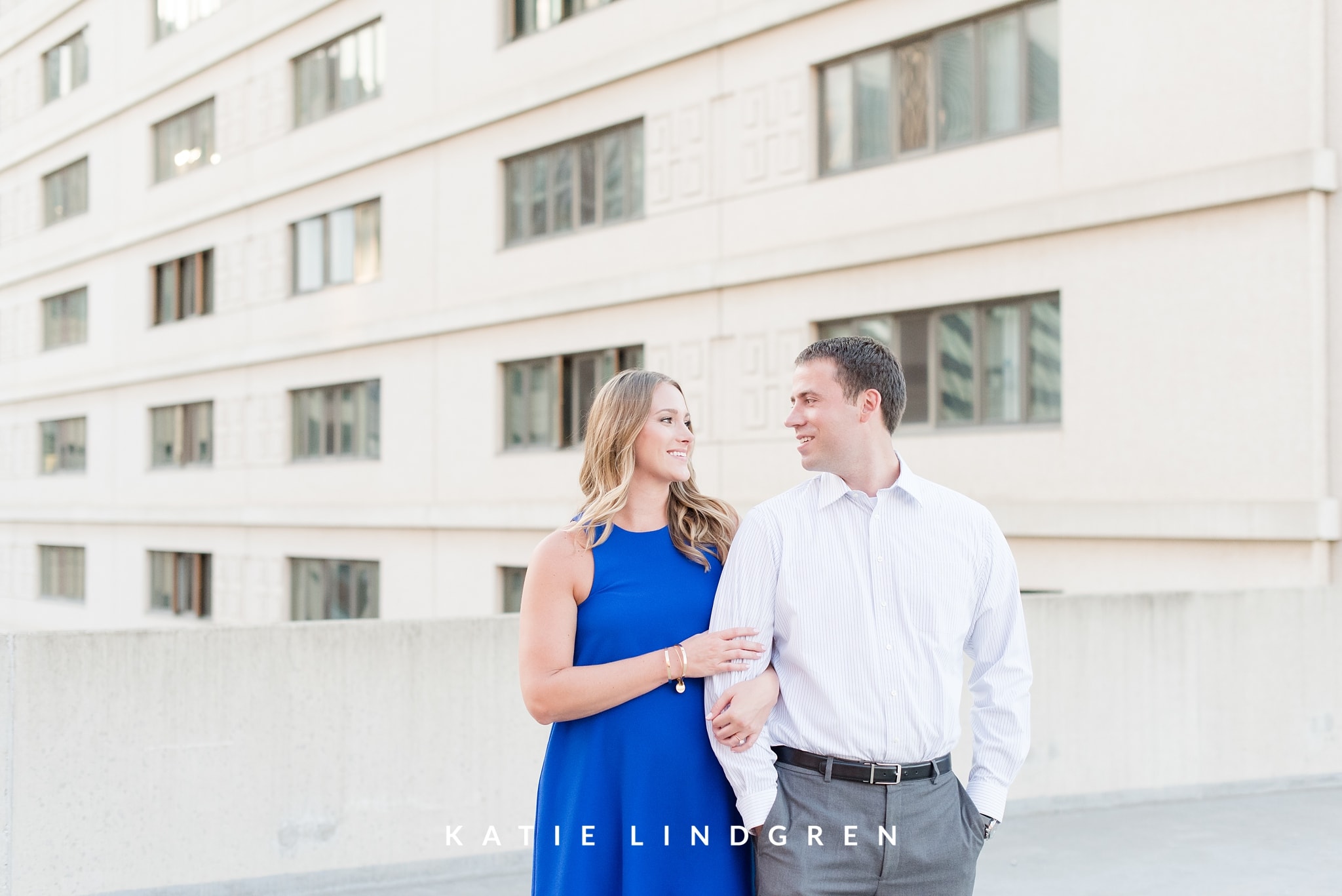 Downtown Des Moines Engagement Session