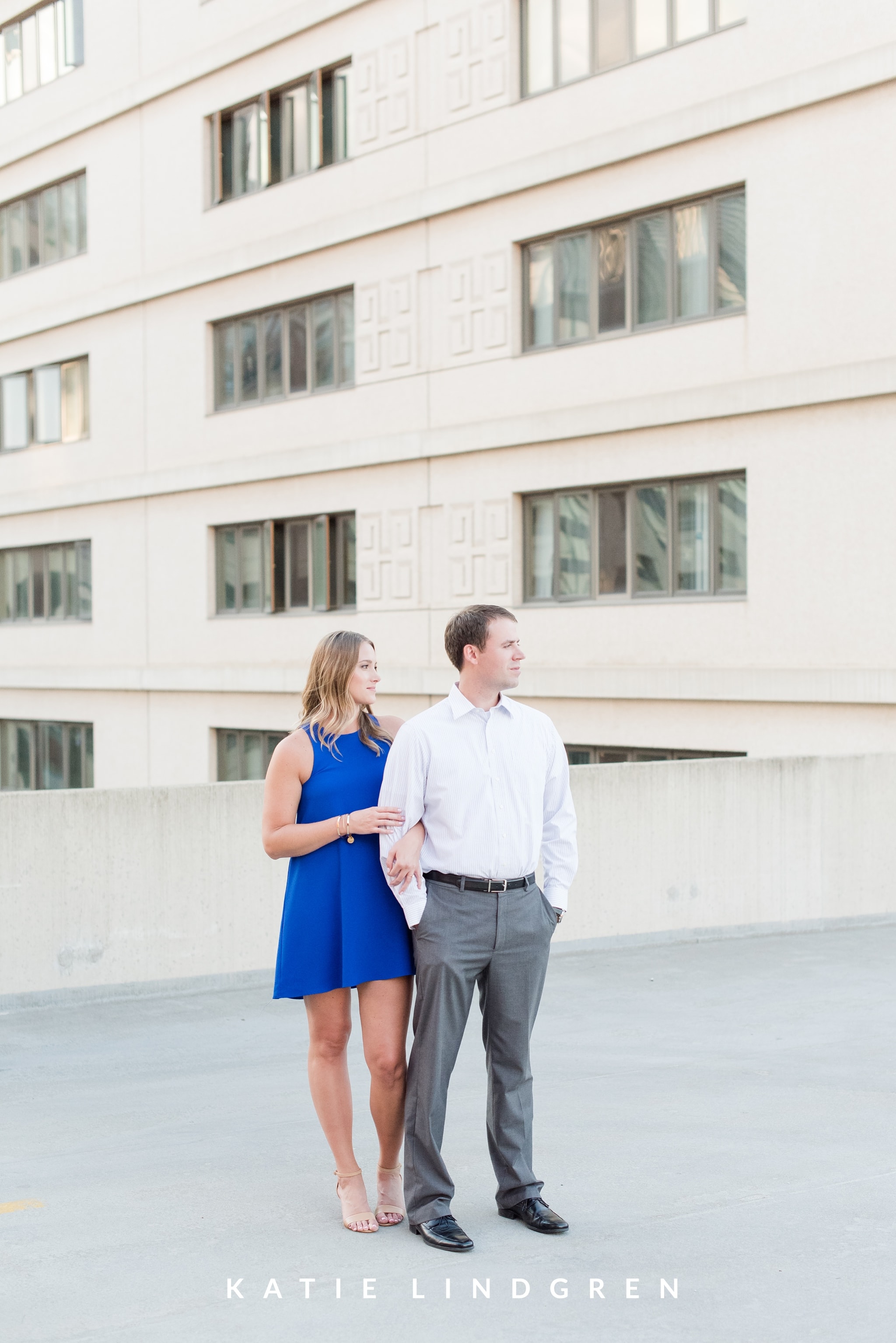 Downtown Des Moines Engagement Session