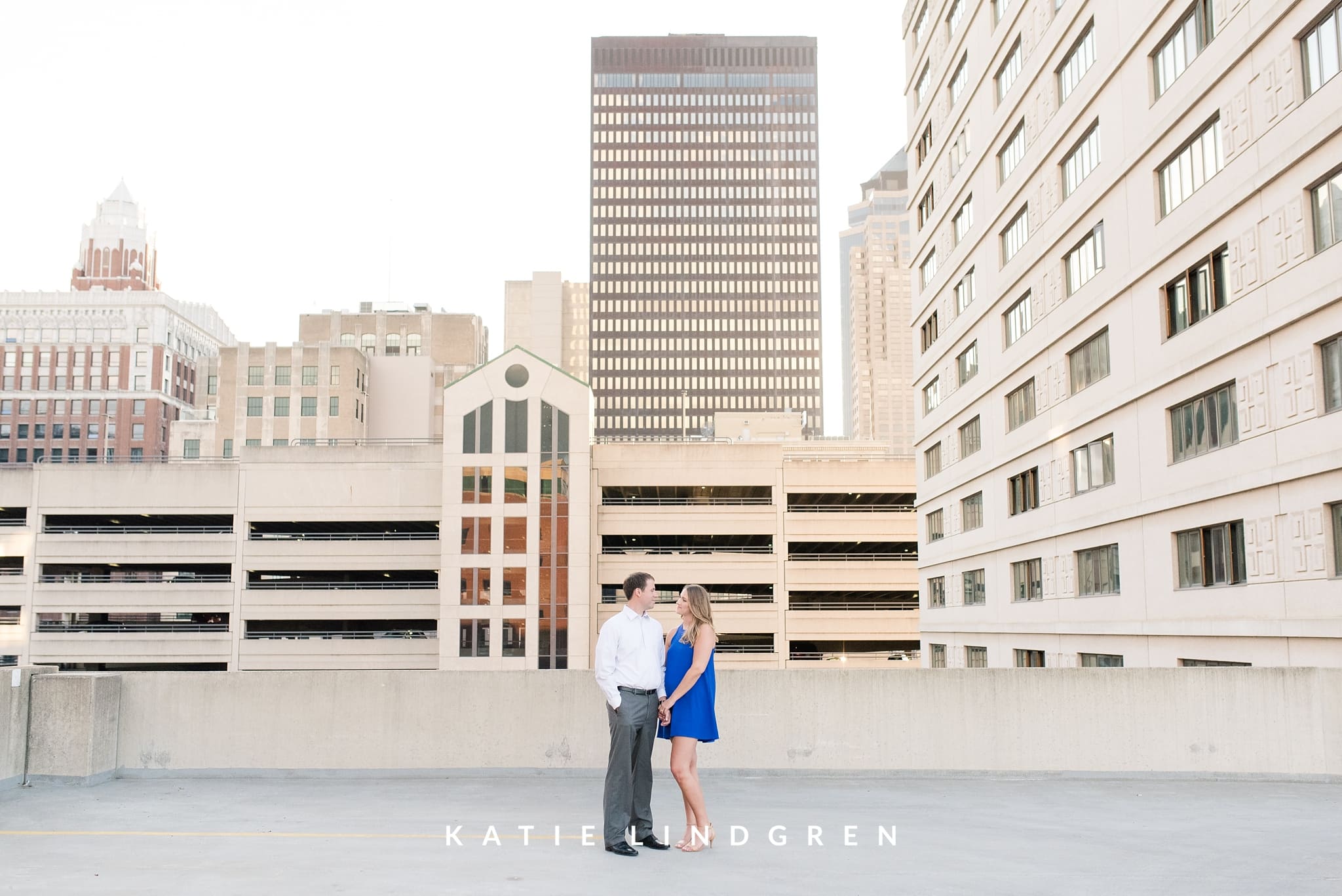 Downtown Des Moines Engagement Session