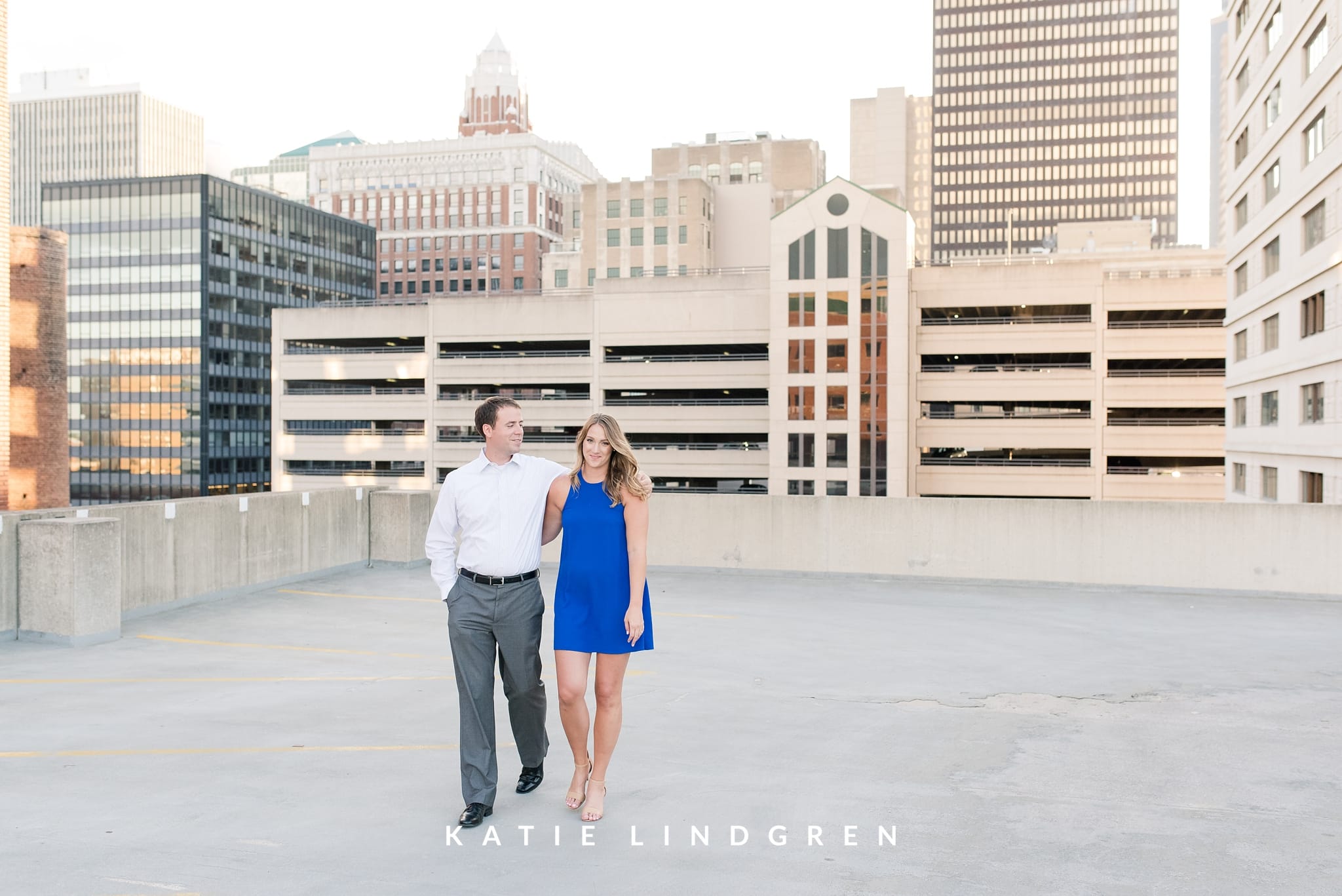 Downtown Des Moines Engagement Session