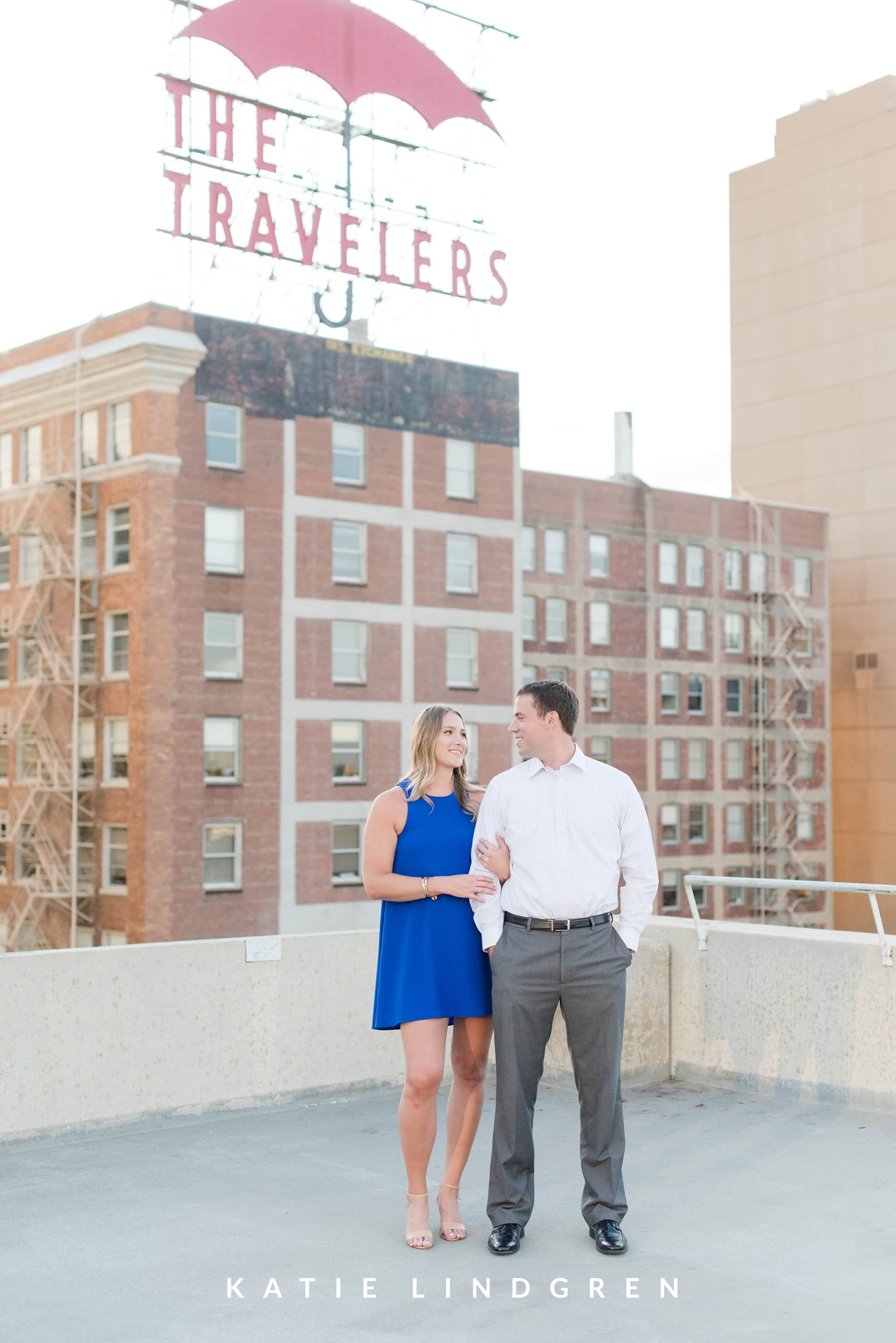 Downtown Des Moines Engagement Session