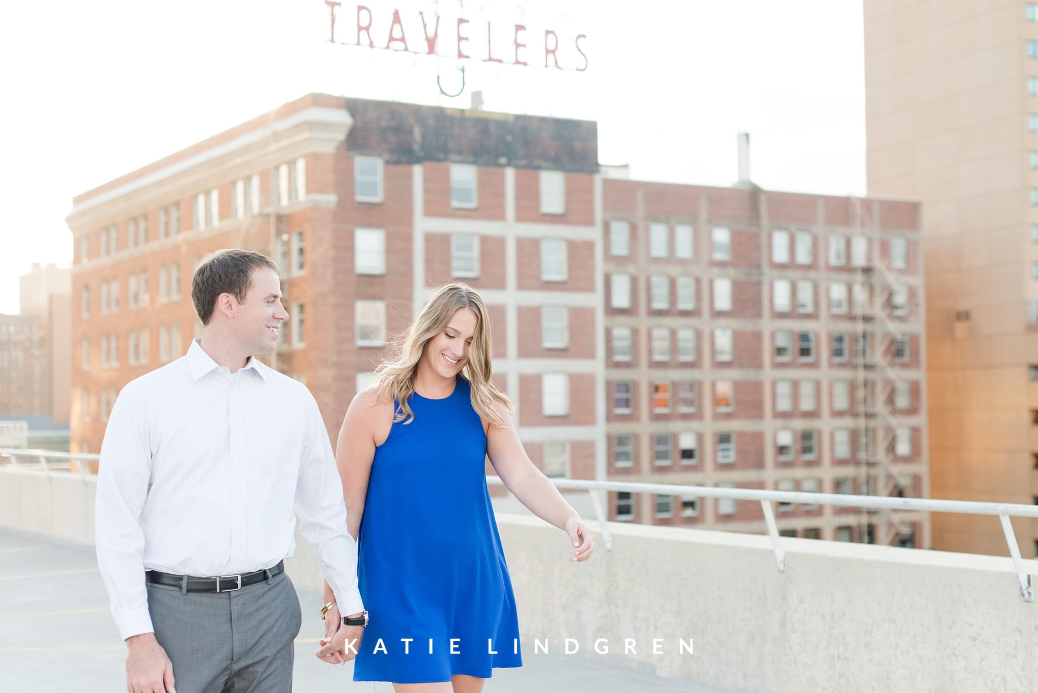 Downtown Des Moines Engagement Session