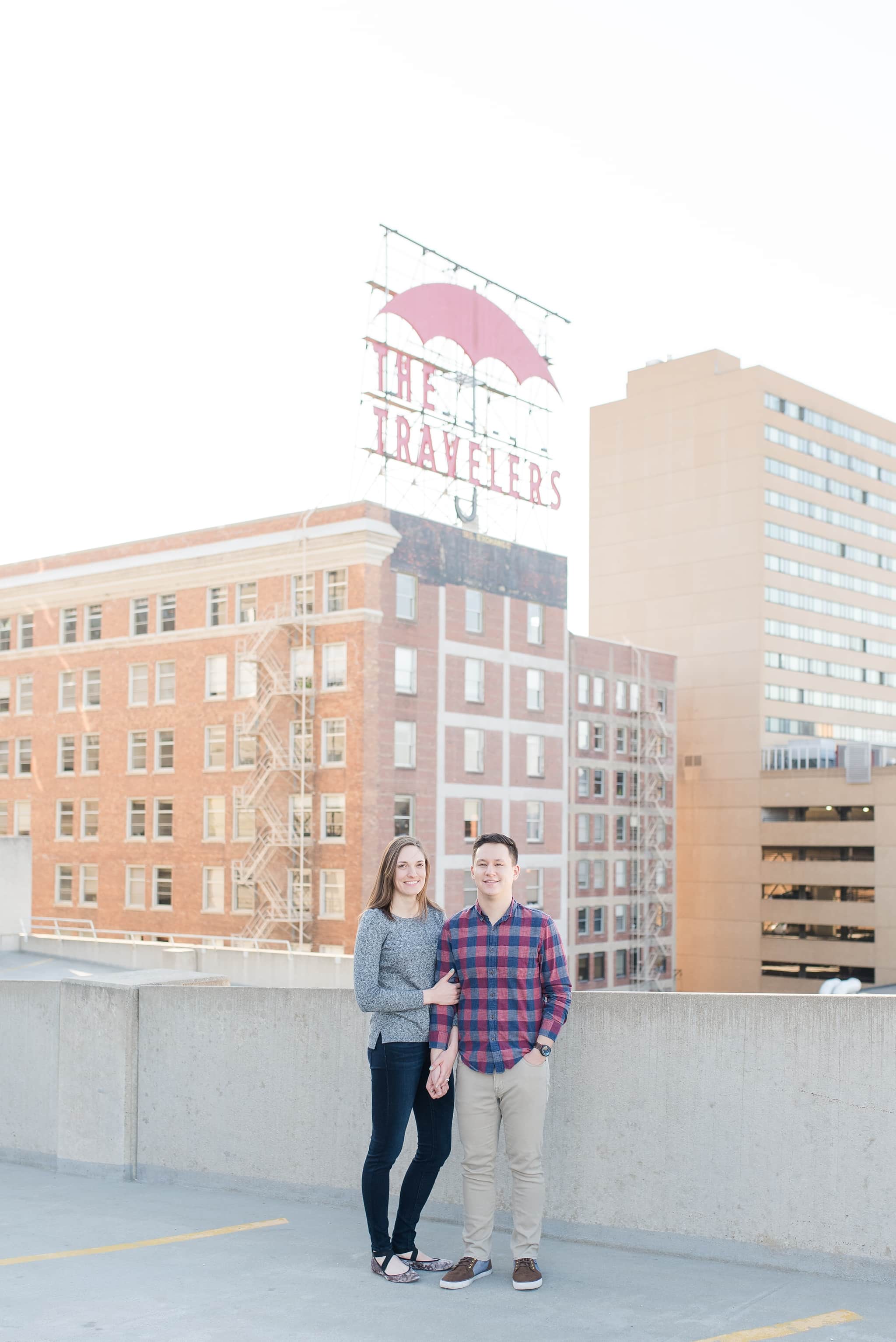 Downtown Des Moines Engagement Session
