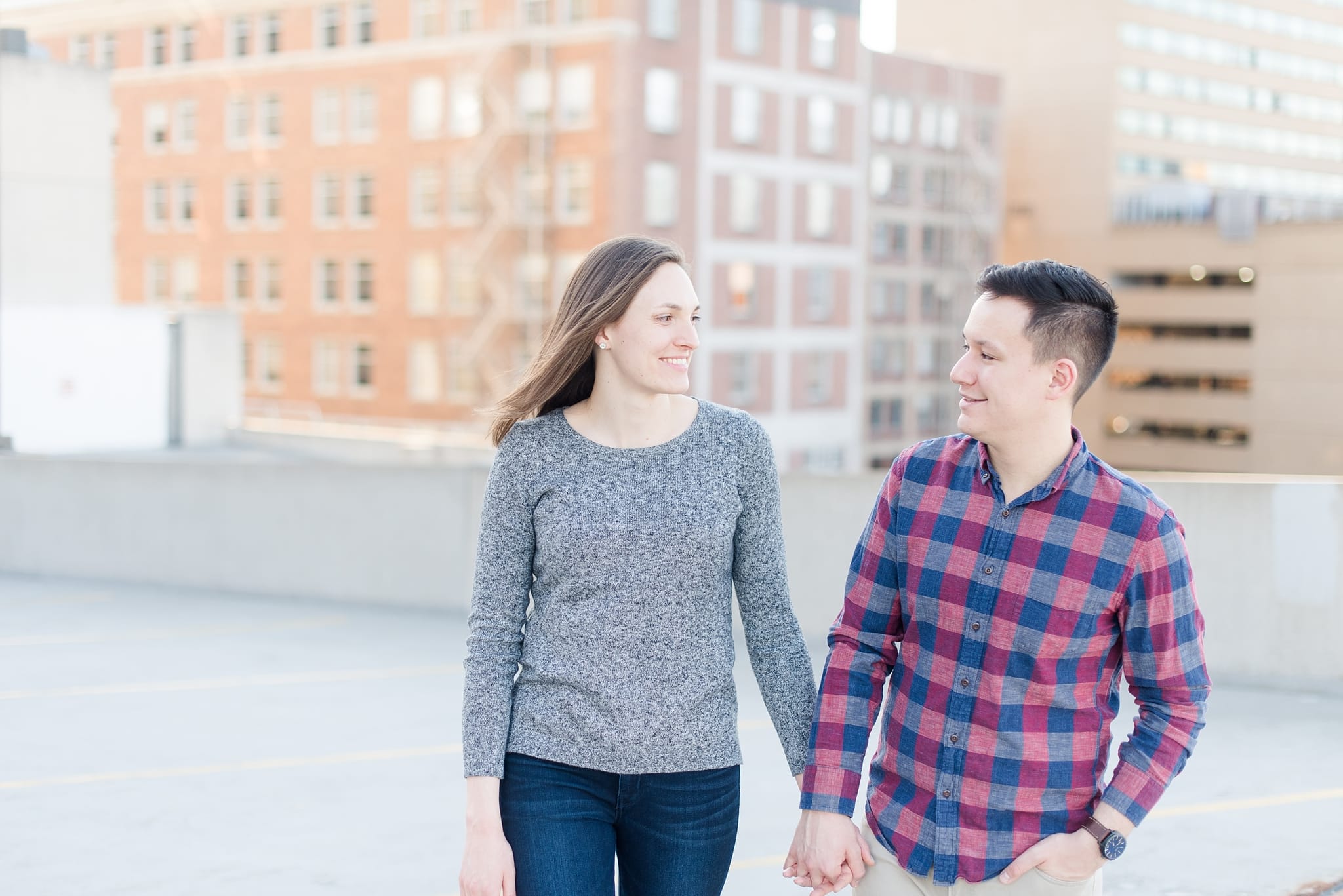 Downtown Des Moines Engagement Session
