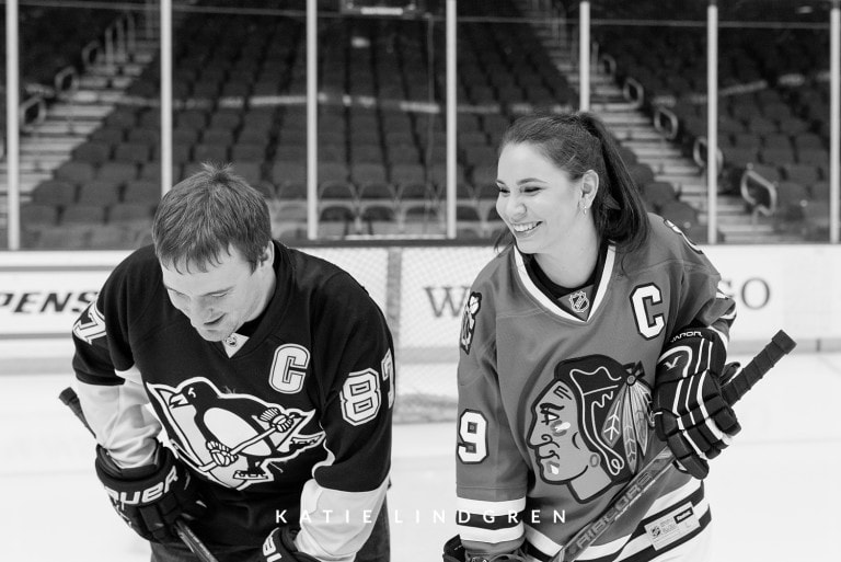 Tori & DJ | Hockey Engagement Session