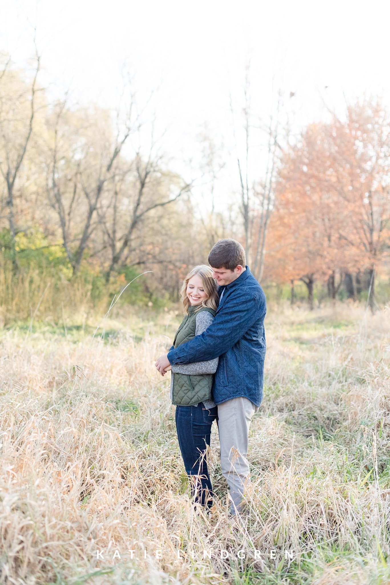 Des Moines Fall Engagement Session