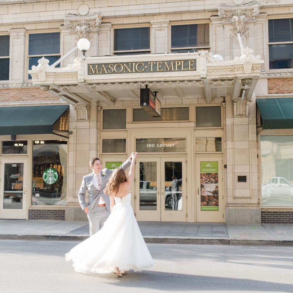 Des Moines Temple For Performing Arts Wedding