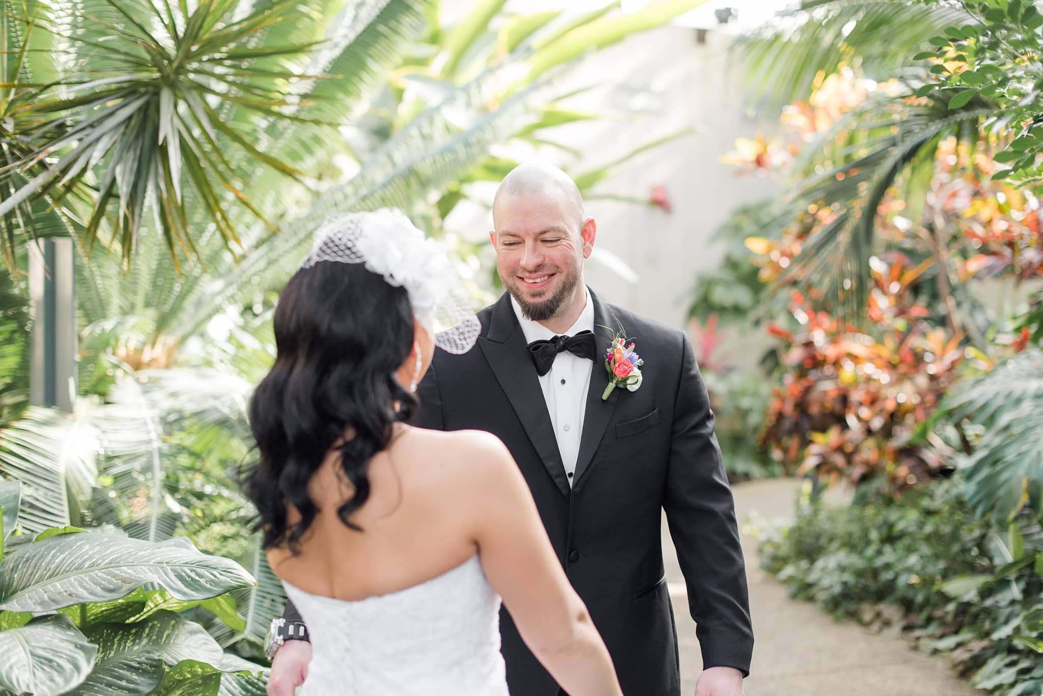 Wedding at the Des Moines Botanical Center