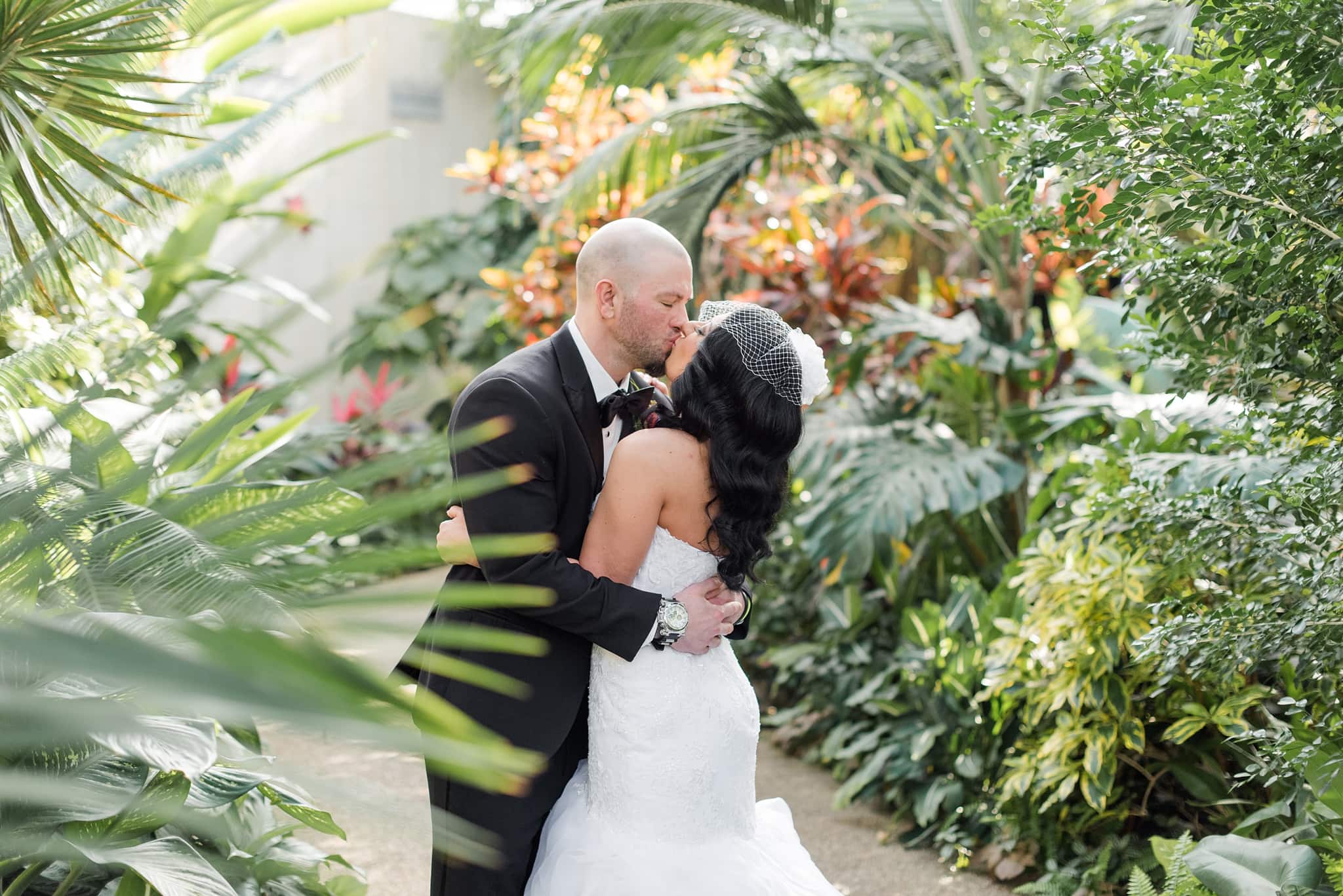 Wedding at the Des Moines Botanical Center