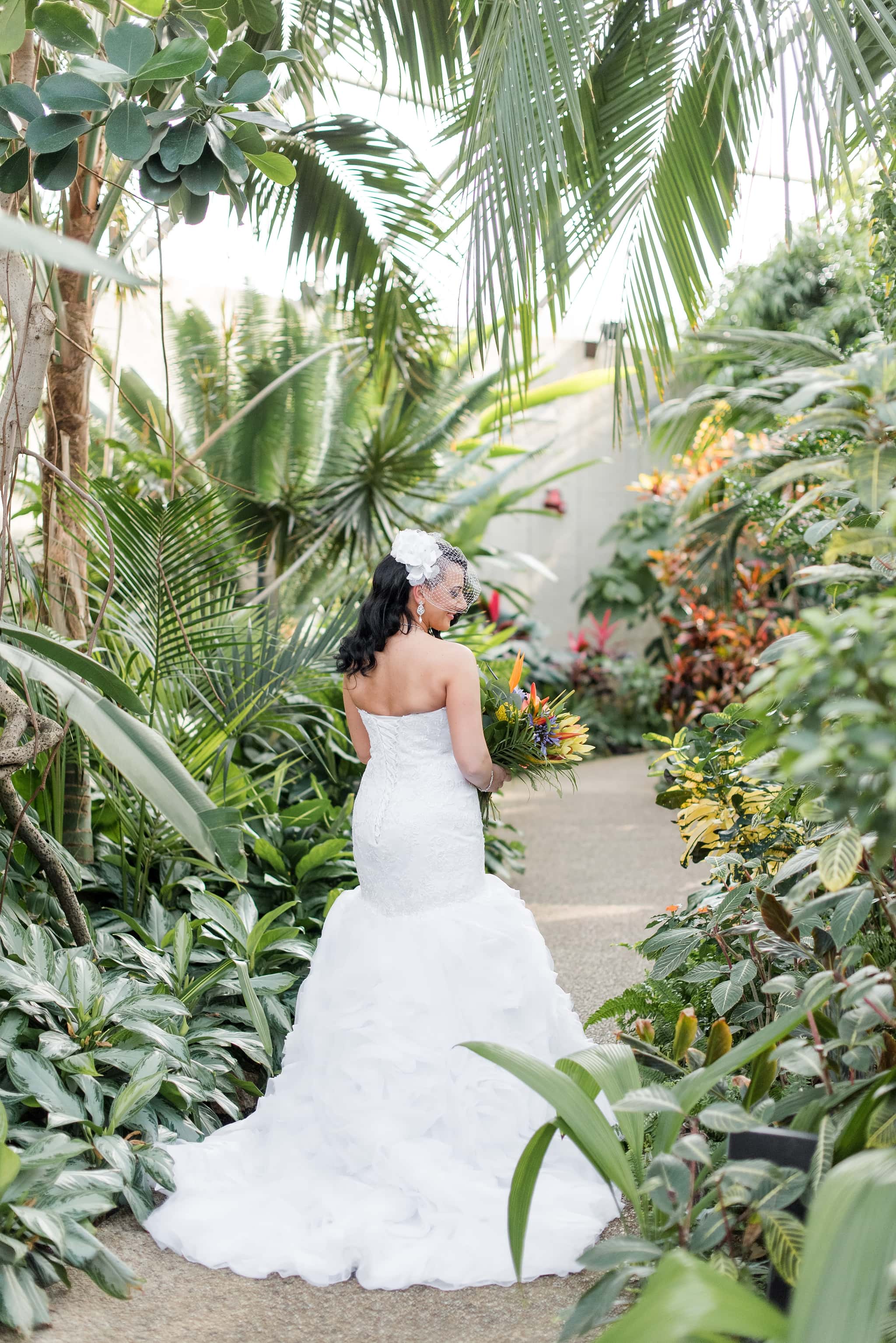 Wedding at the Des Moines Botanical Center