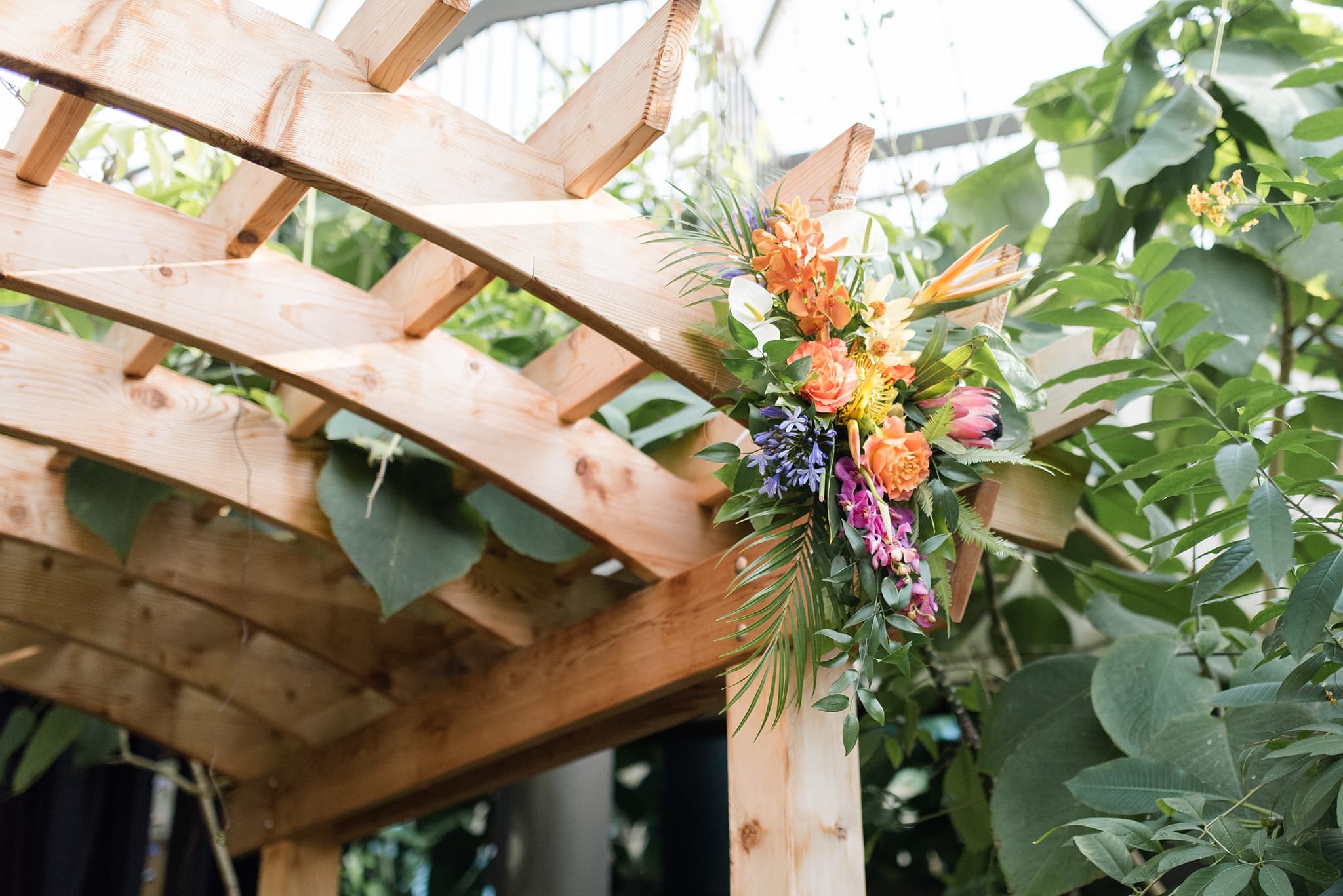 Wedding at the Des Moines Botanical Center